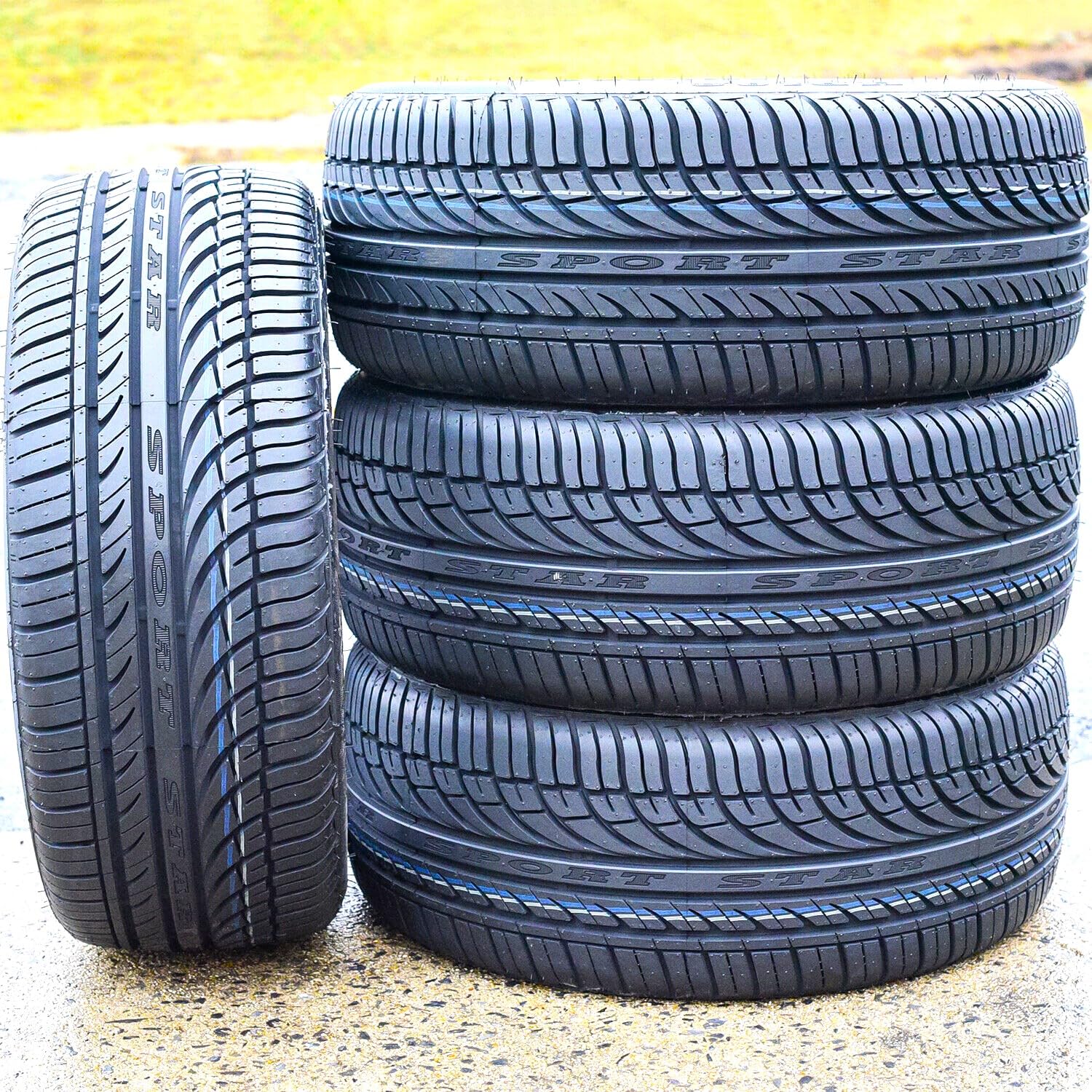 Set Of 2 (Two) Fullway Hp108 All-Season Passenger Car High Performance Radial Tires-215/45R17 215/45Zr17 215/45/17 215/45-17 91W