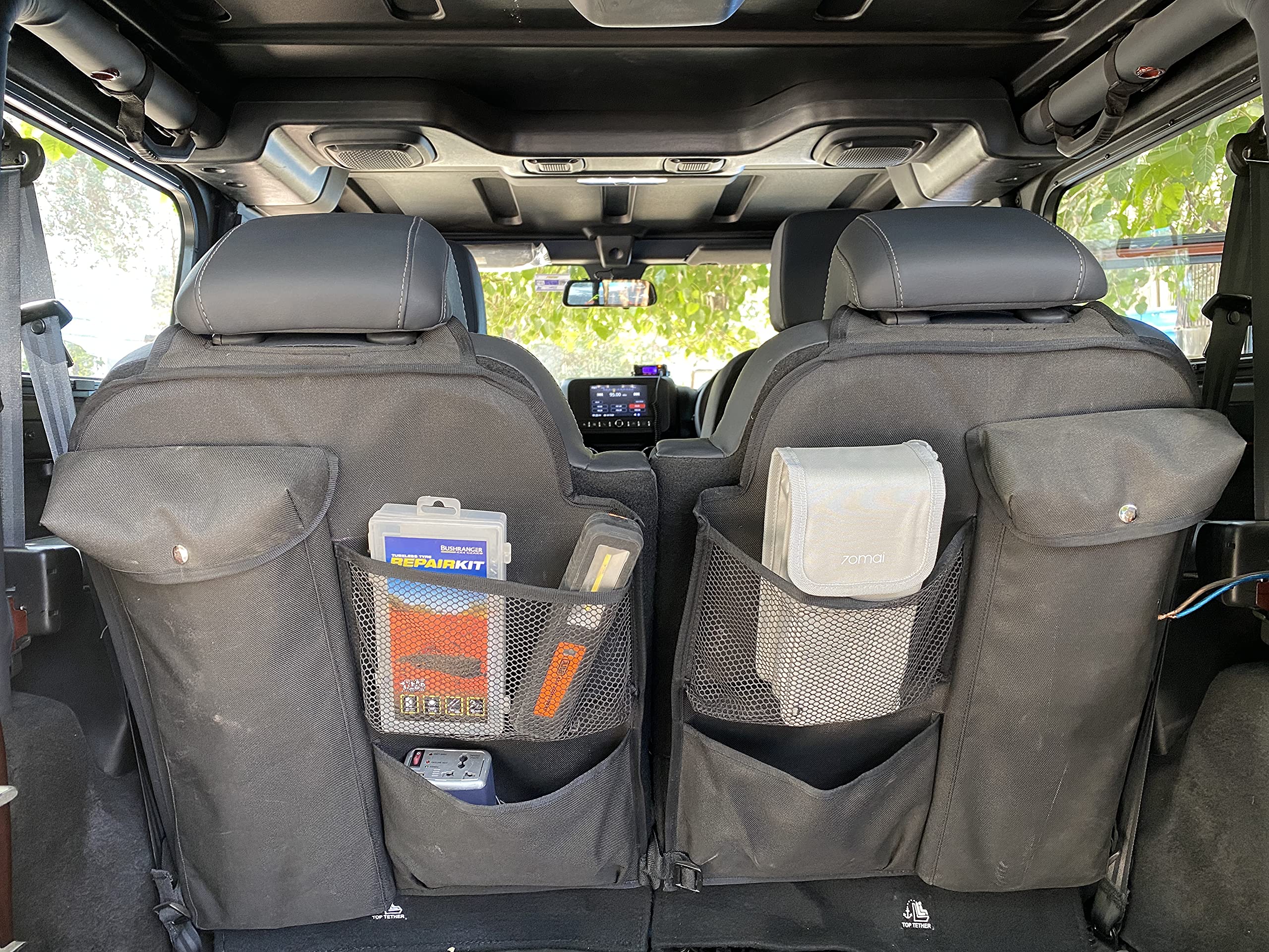 THE ADVENTURE GARAGE Thar 2020 Rear Seat Organizer