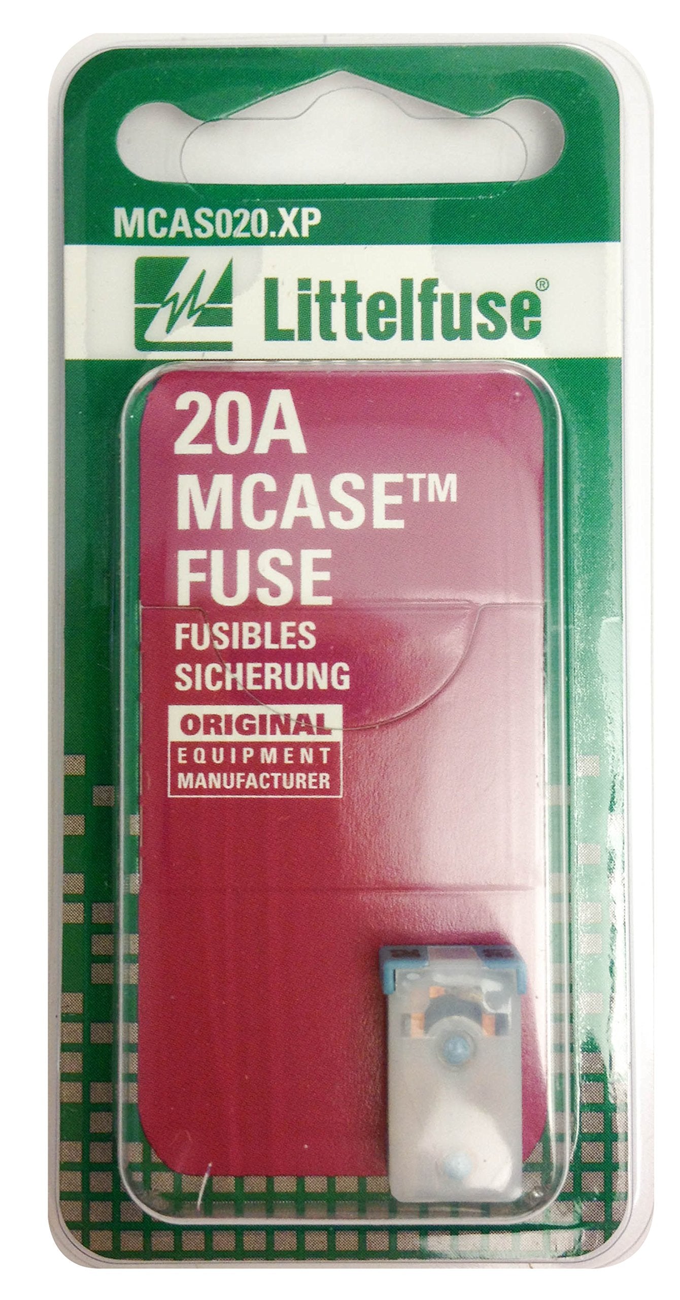 Littelfuse (Mcas020.Xp) Mcase Blue 32V 20 Amp Fuse