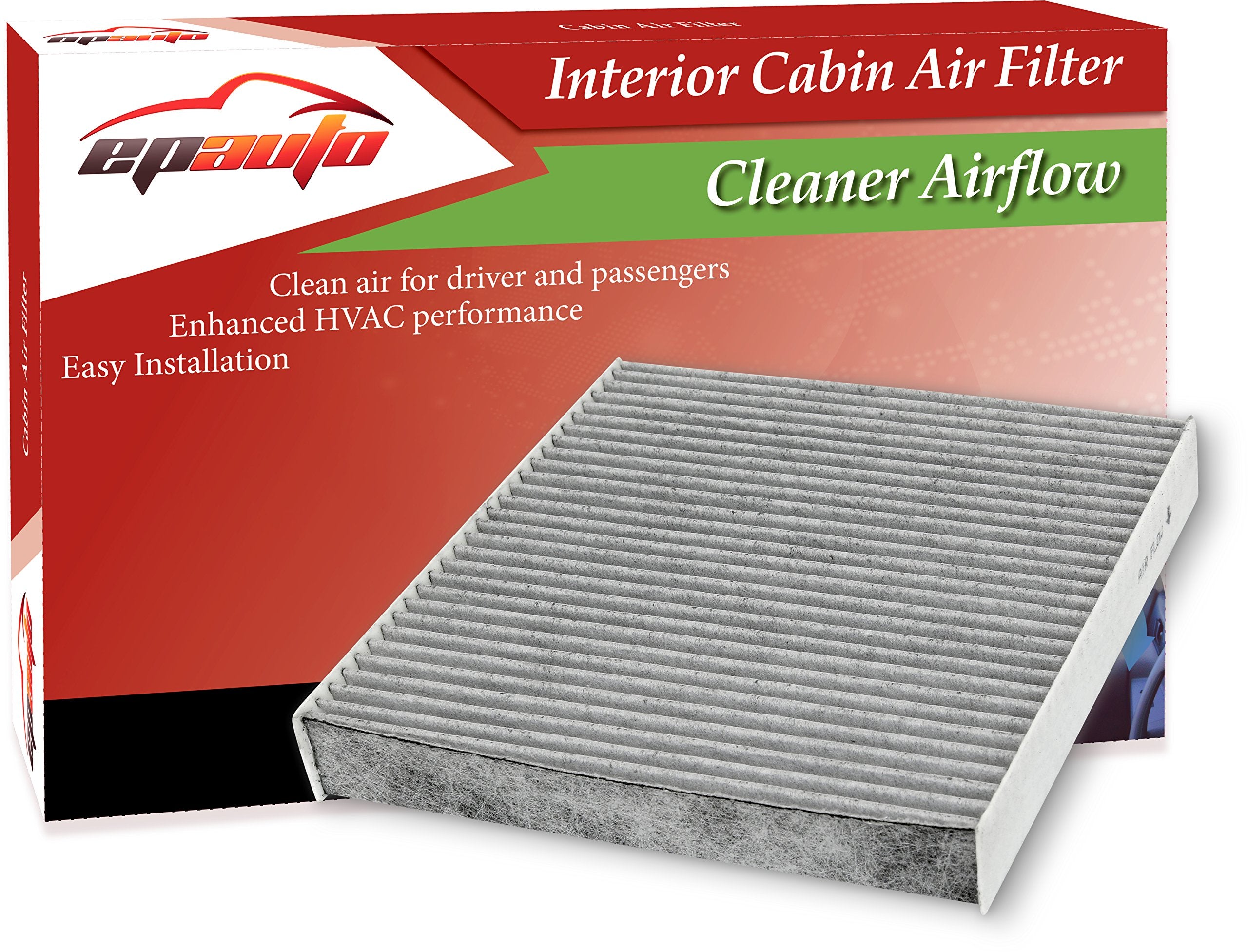 Epauto Cp743 (Cf10743) Replacement For Chrysler/Dodge/Infiniti/Nissan/Volkswagen Premium Cabin Air Filter Includes Activated Car