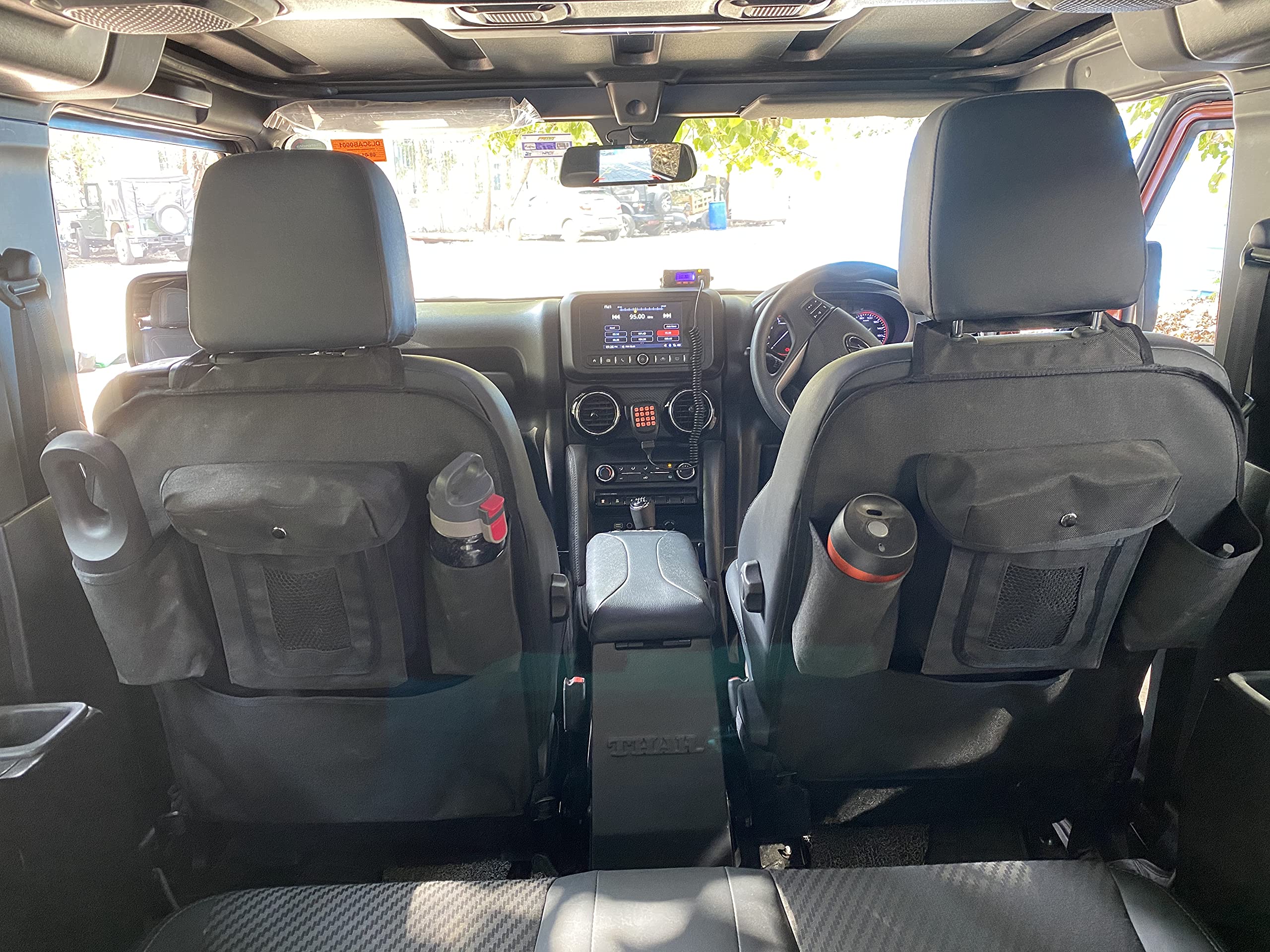 THE ADVENTURE GARAGE Mahindra Thar 2020 Front Seat Organizer