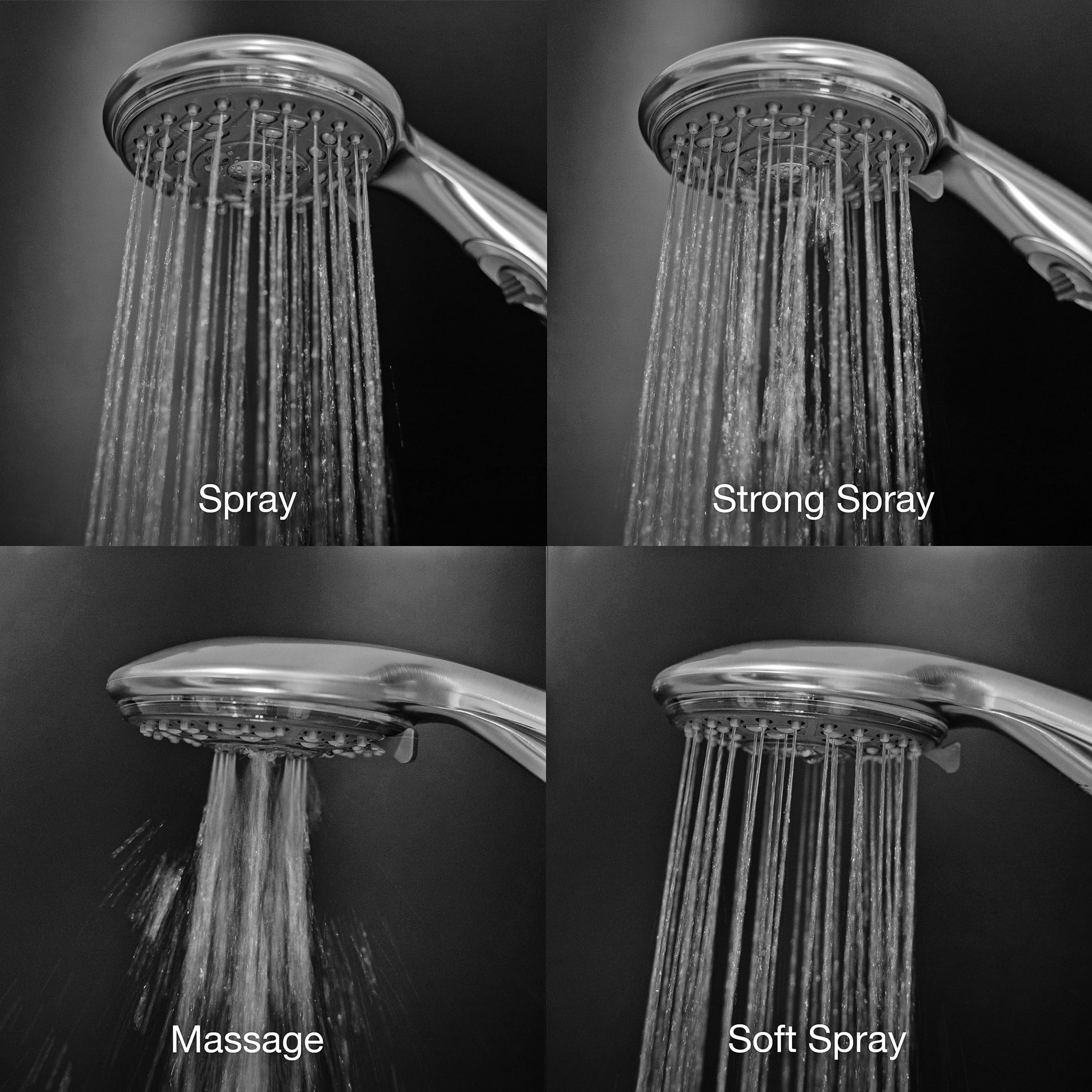 Dura Faucet Premium Rv Handheld Shower Wand And Hose Kit - Eco-Friendly On/Off Switch (Chrome)