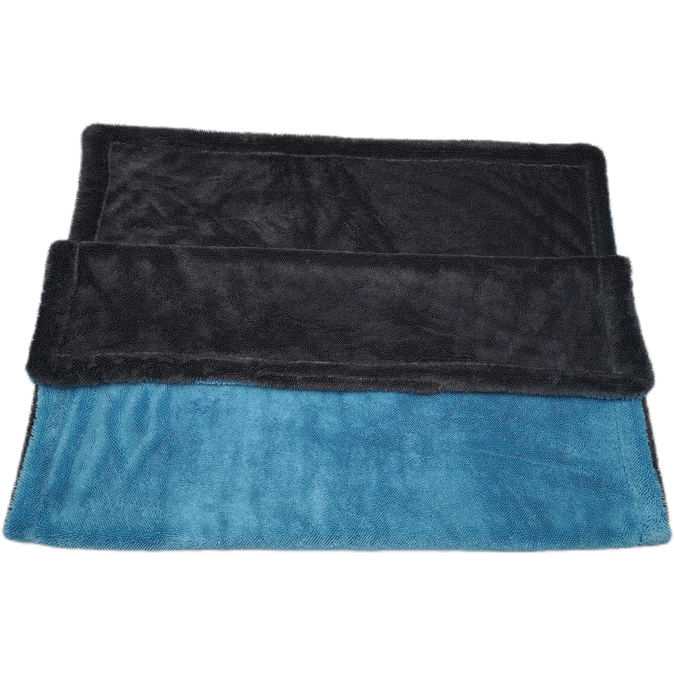 Softbatfy Double-Twist Pile Car Microfiber Drying Towel, 1200 Gsm Super Absorbent Professional Twist Loop Cloth, Large Automotiv