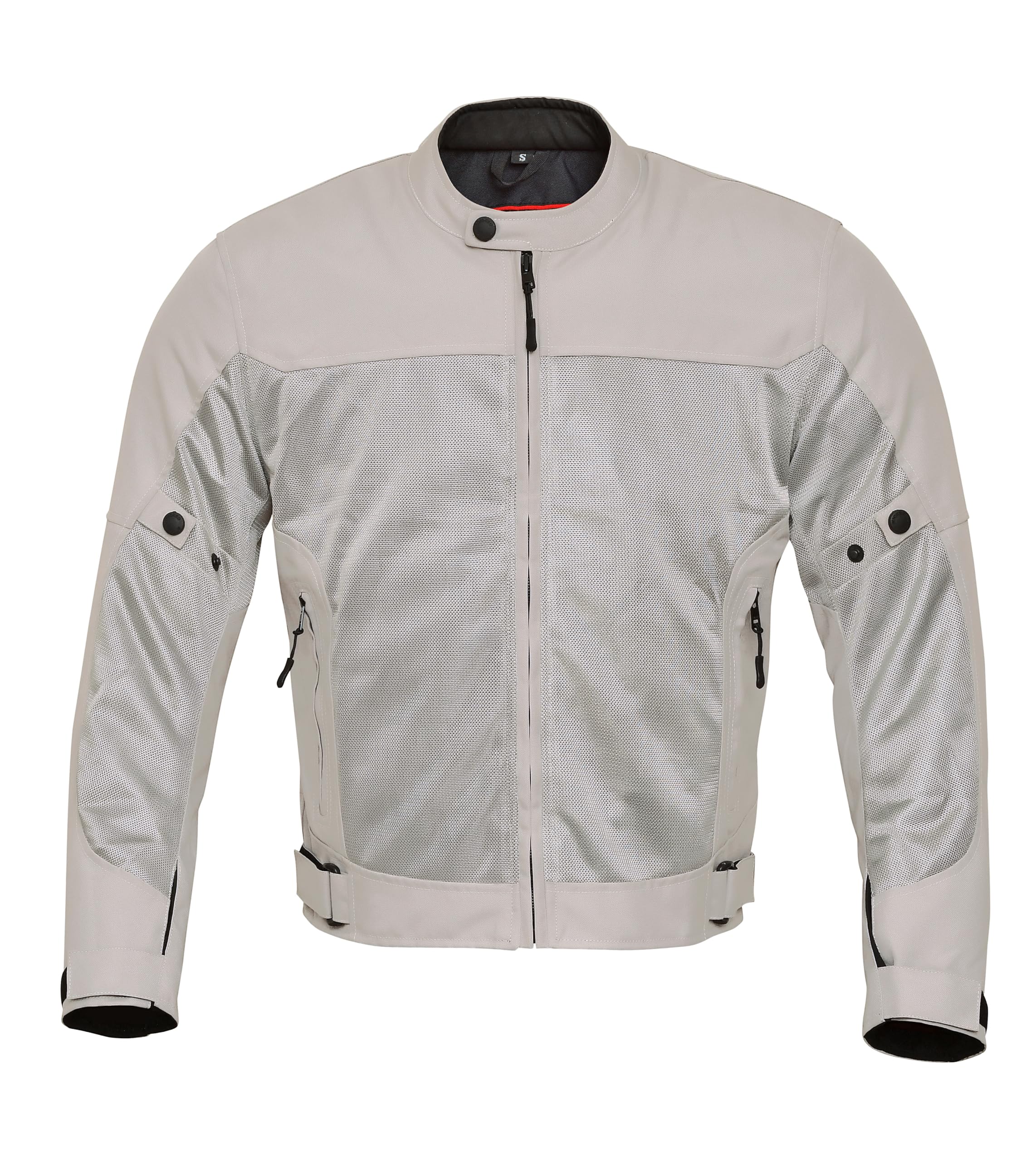 Wicked Stock Mesh Motorcycle Jacket With Armor - Breathable Biker Jacket Men With Ce Level 1 Motorcycle Armor - Lightweight Summer Mens Motorcycle Jackets With Adjustable Cuffs, Biceps & Waist (S)