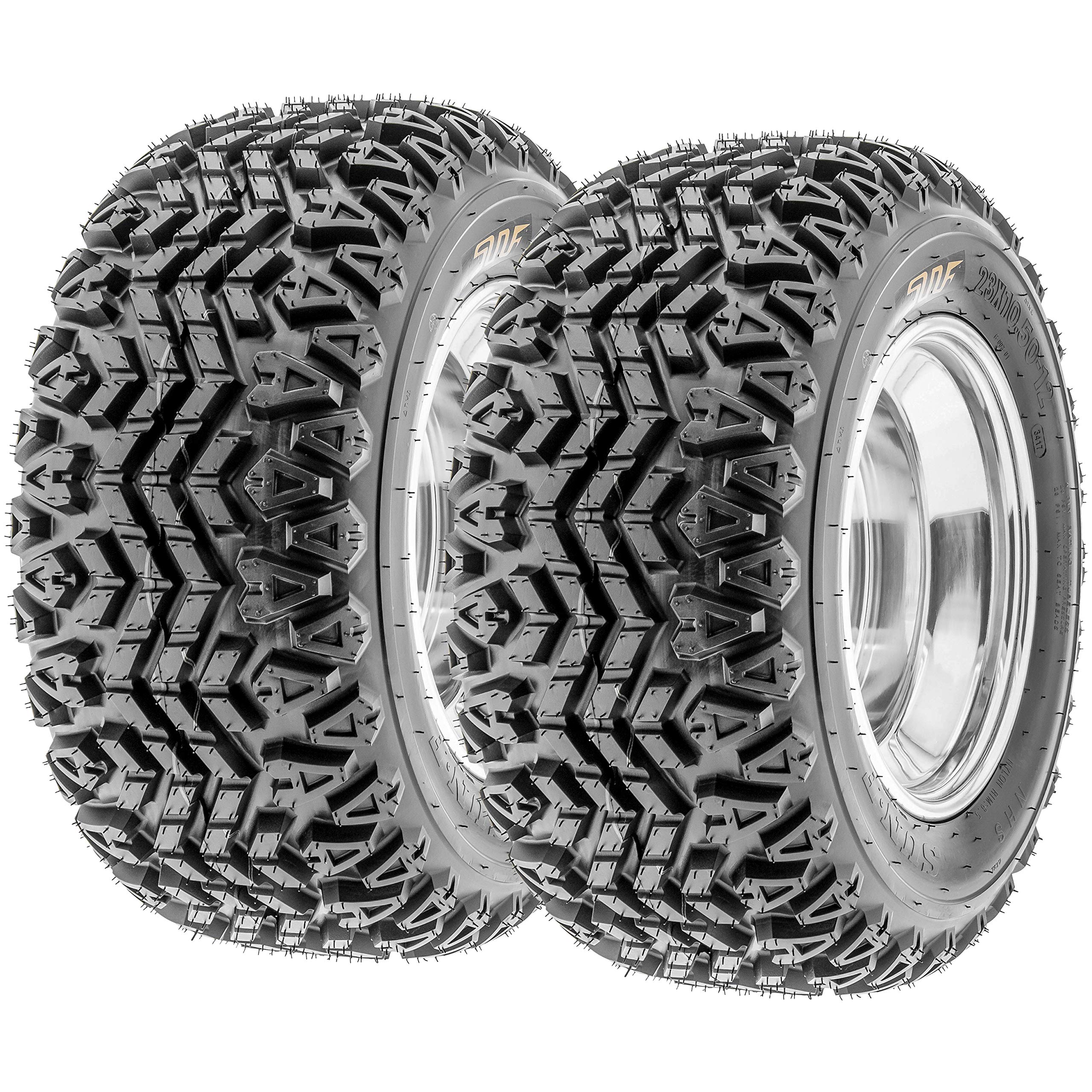 Set of 2 SunF G003 all-Terrain UTV & Golf-Cart Turf Tires 21x7-10, 4 Ply, Tubeless - Lawn & Garden, Rim(s) NOT included