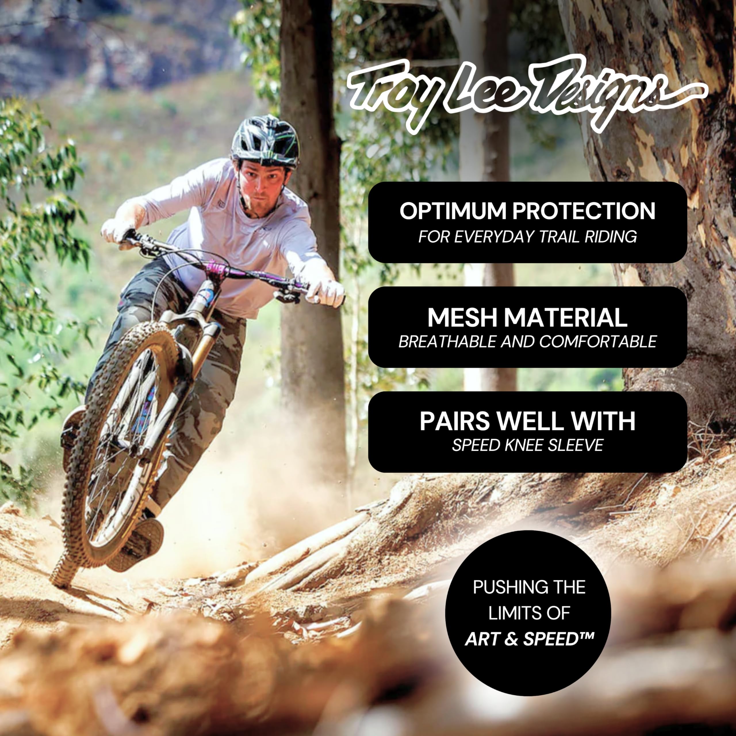 Troy Lee Designs Speed Protection Elbow Sleeve - X-Large/2X-Large, Black, 100% Material, Model 569003205