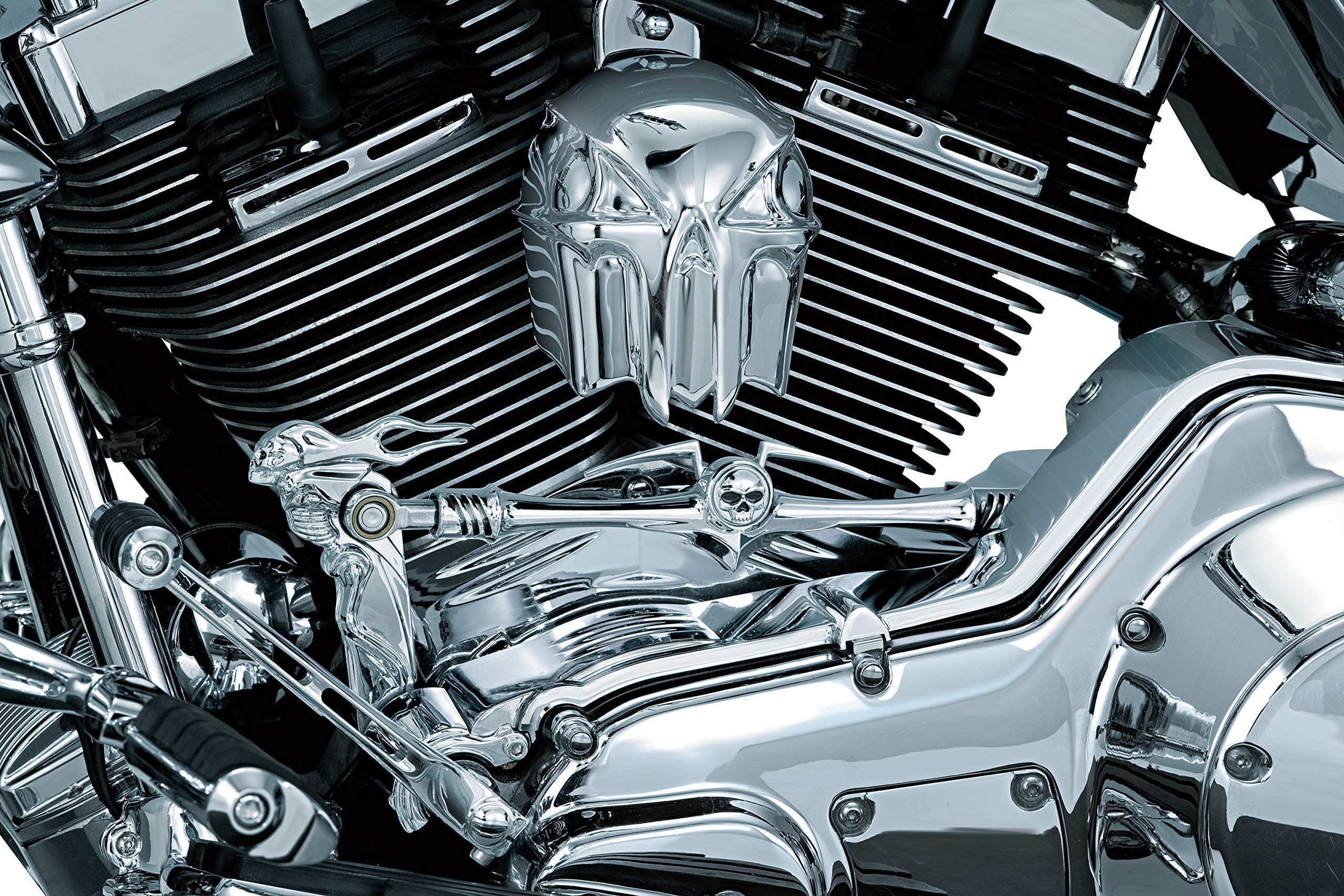 Kuryakyn 1026 Motorcycle Foot Control Component: Extended Girder Heel or Toe Shift Lever for 1983-2019 Harley-Davidson Motorcycl