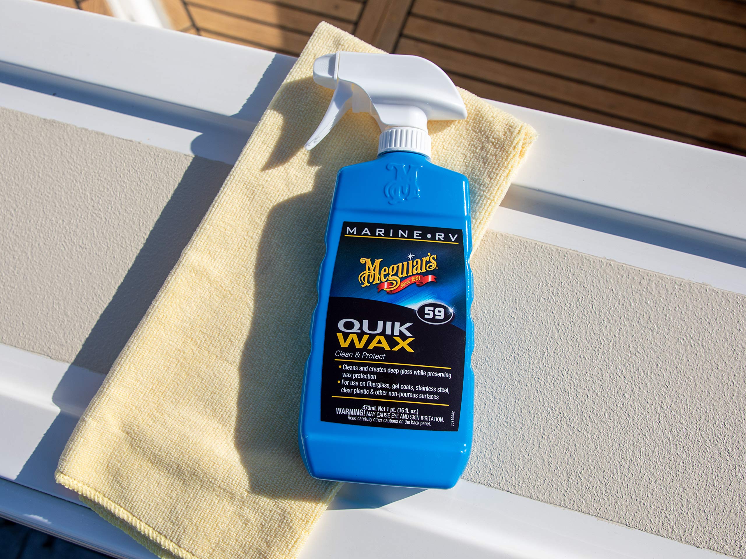 Meguiar   S M5916 Marine/Rv Quik Wax Clean & Protect, 16 Fluid Ounces
