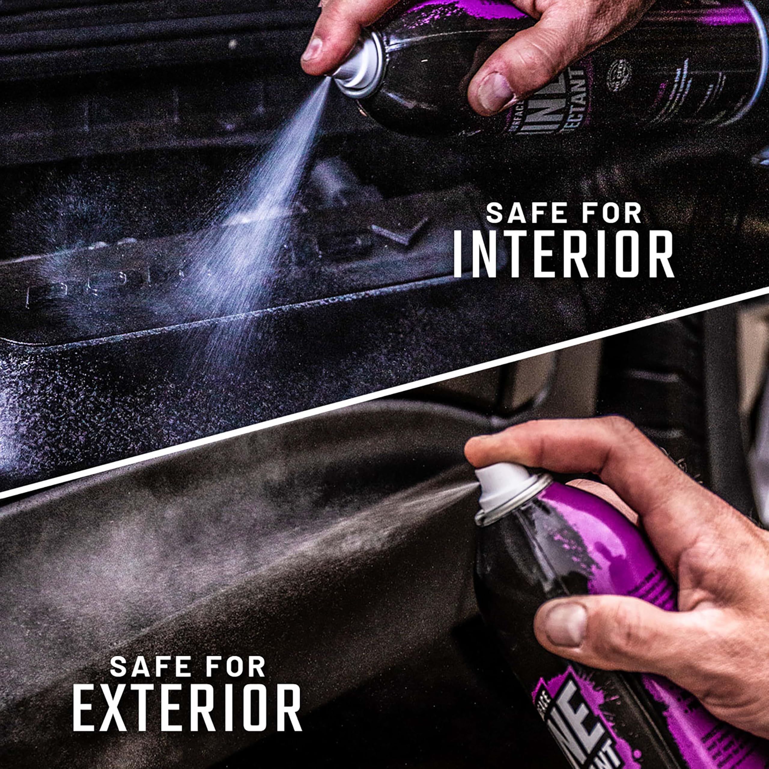 Slick Products Shine & Protectant, Long-Lasting High-Gloss Clear Coat Spray, Renew, Shine, And Protect Plastic, Vinyl, Rubber, T