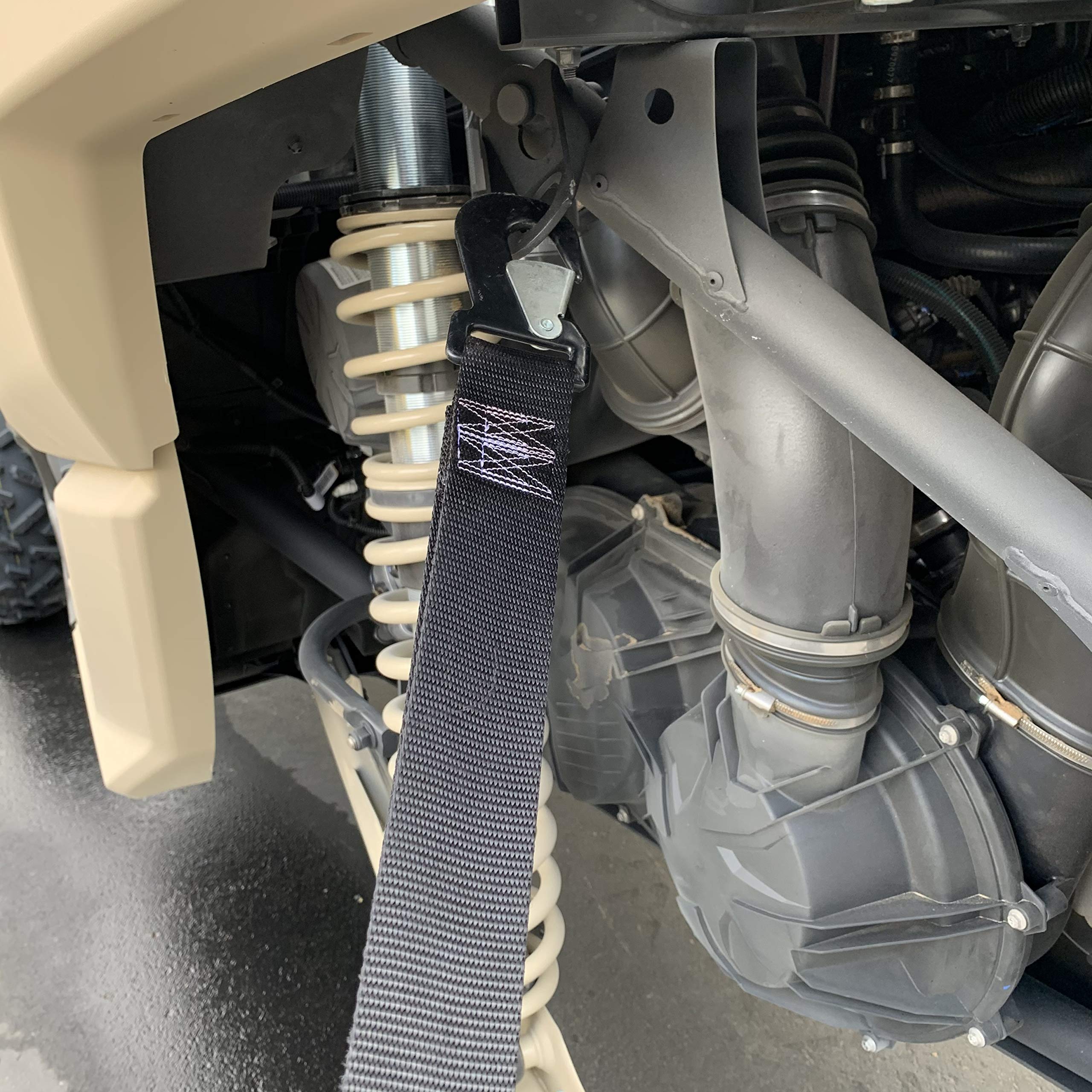 Canam X3 2017+ Tie Down Hooks (4Pcs) (Black)