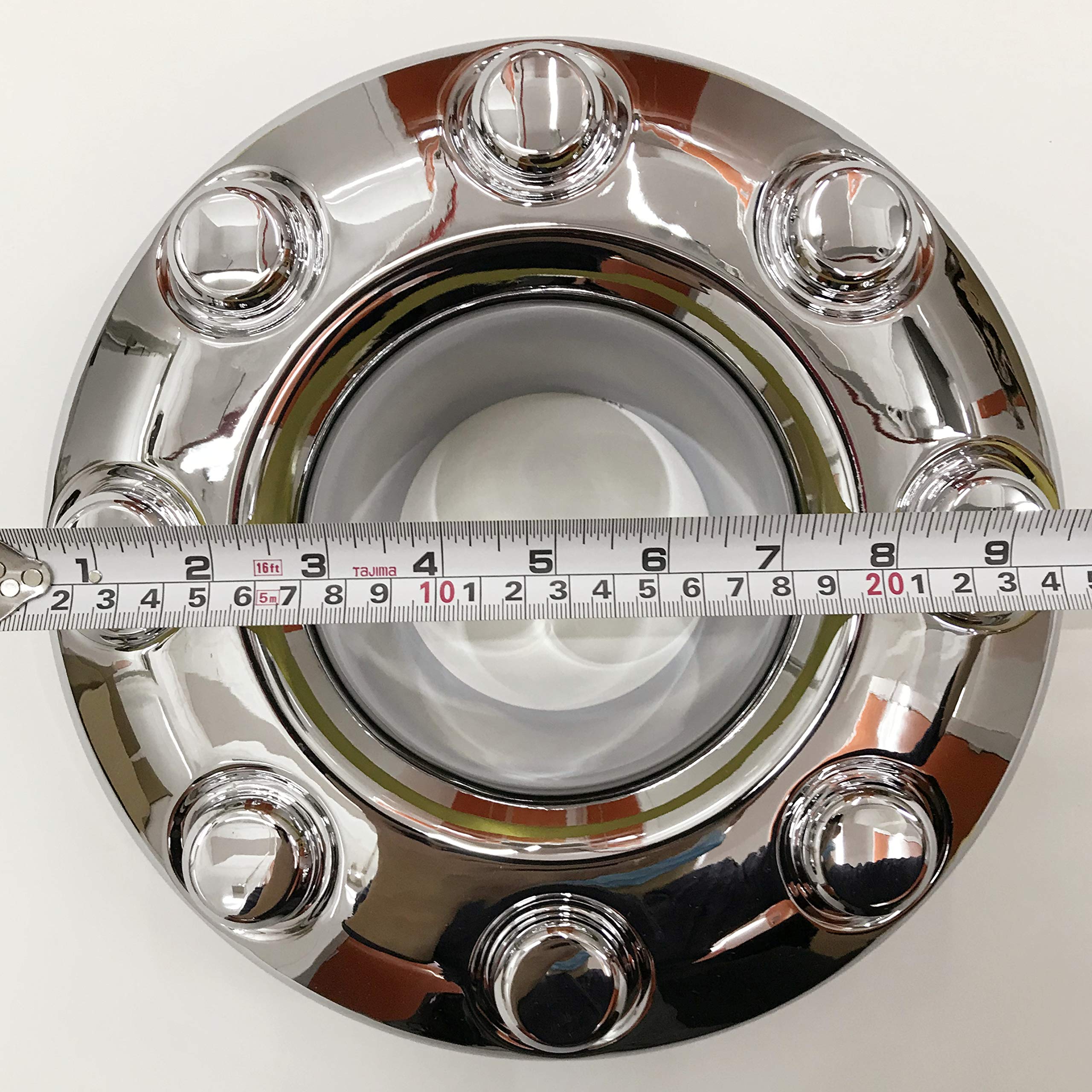 PPCovers 2PCS Chrome Wheel Center Hub Cap for 2005-2018 F-350 Dually 4X4, Silver, Durable ABS Material