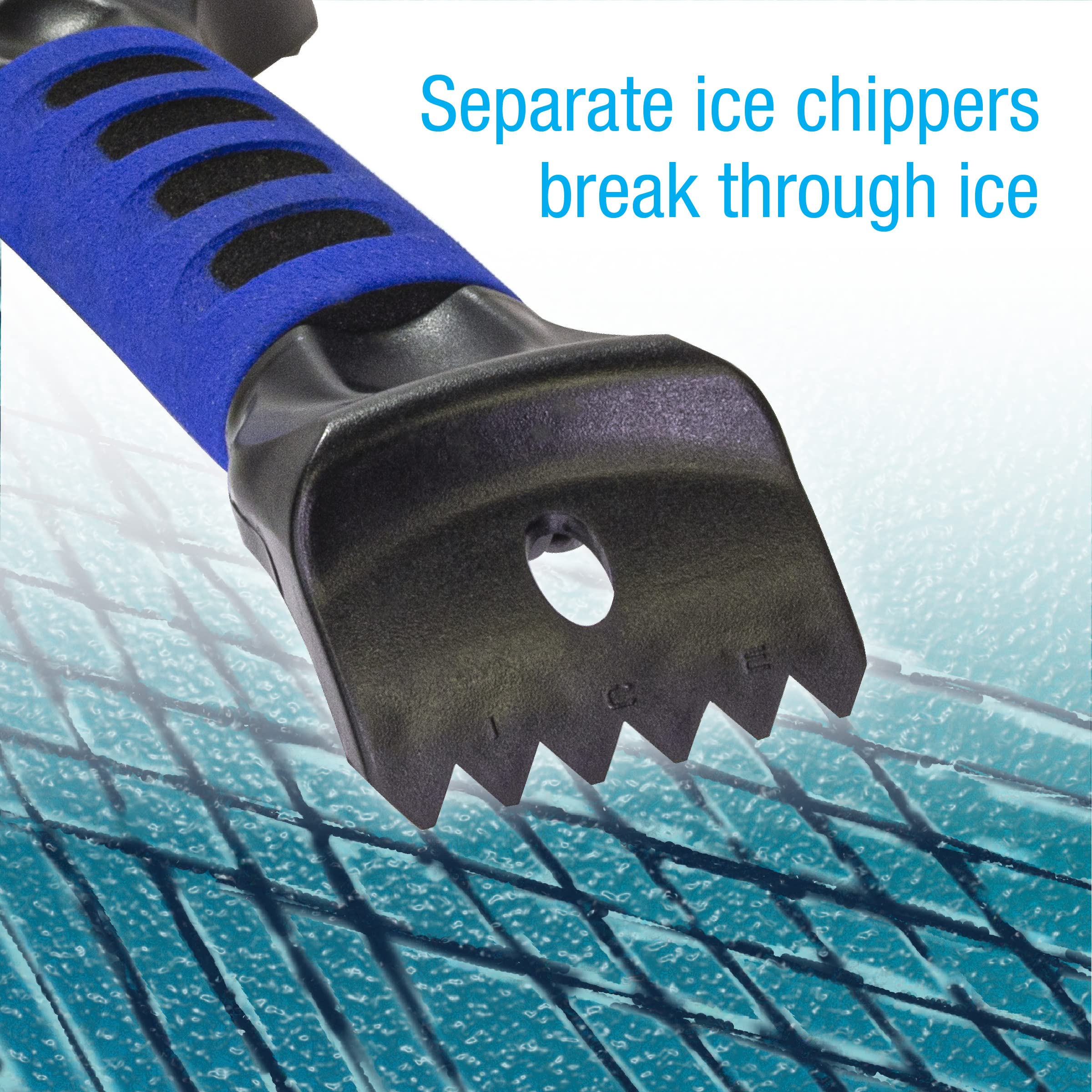 Subzero Hopkins 16621 Ice Crusher Ice Scraper (Colors May Vary)