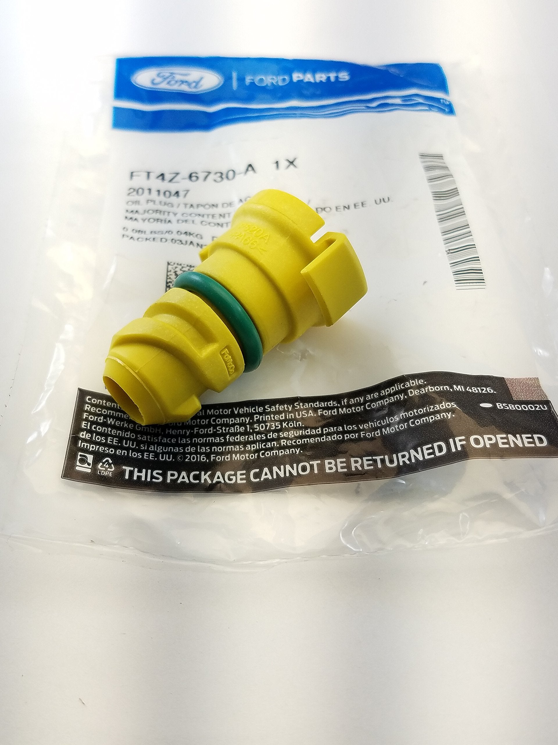 Ford Bc3Z-6730-A / Ft4Z-6730-A Engine Oil Drain Plug