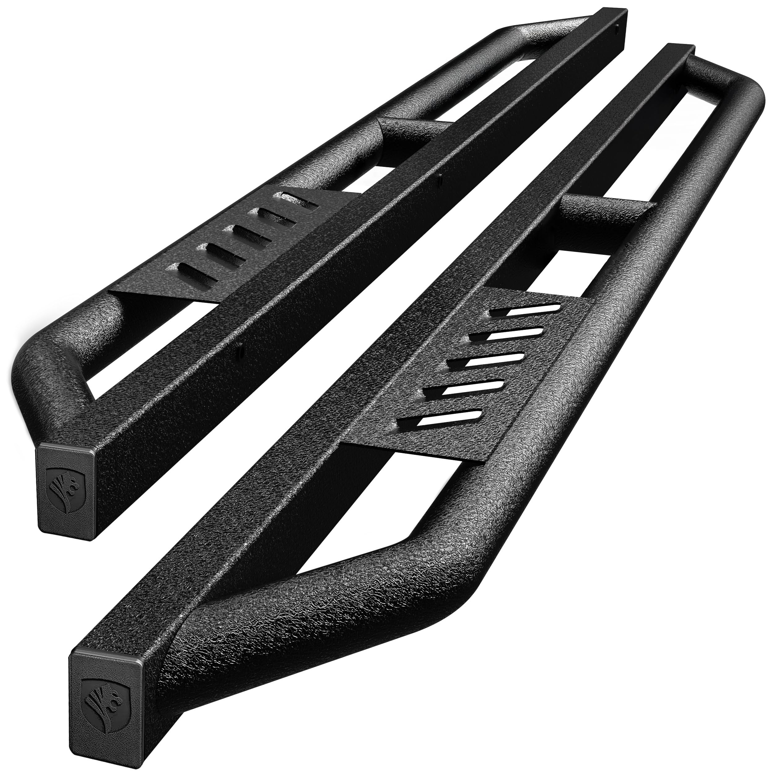 Tyger Auto Trax Side Steps Compatible with 2024-2026 Toyota Tacoma | XtraCab | TG-TX7T28228 | Textured Black Rail Running Board