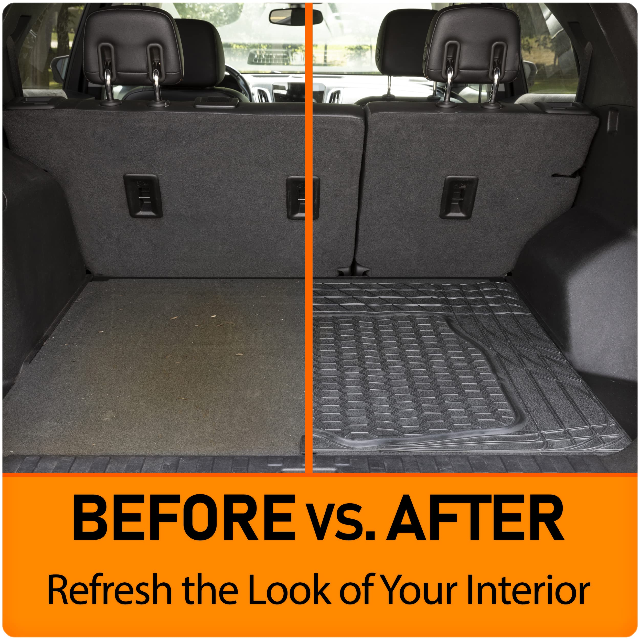 Armor All Heavy-Duty Cargo Mat, All-Weather Car Mat, Universal Fit Floor Mat For Cars, Trucks, Suvs, Cargo Area Floor Liner, All