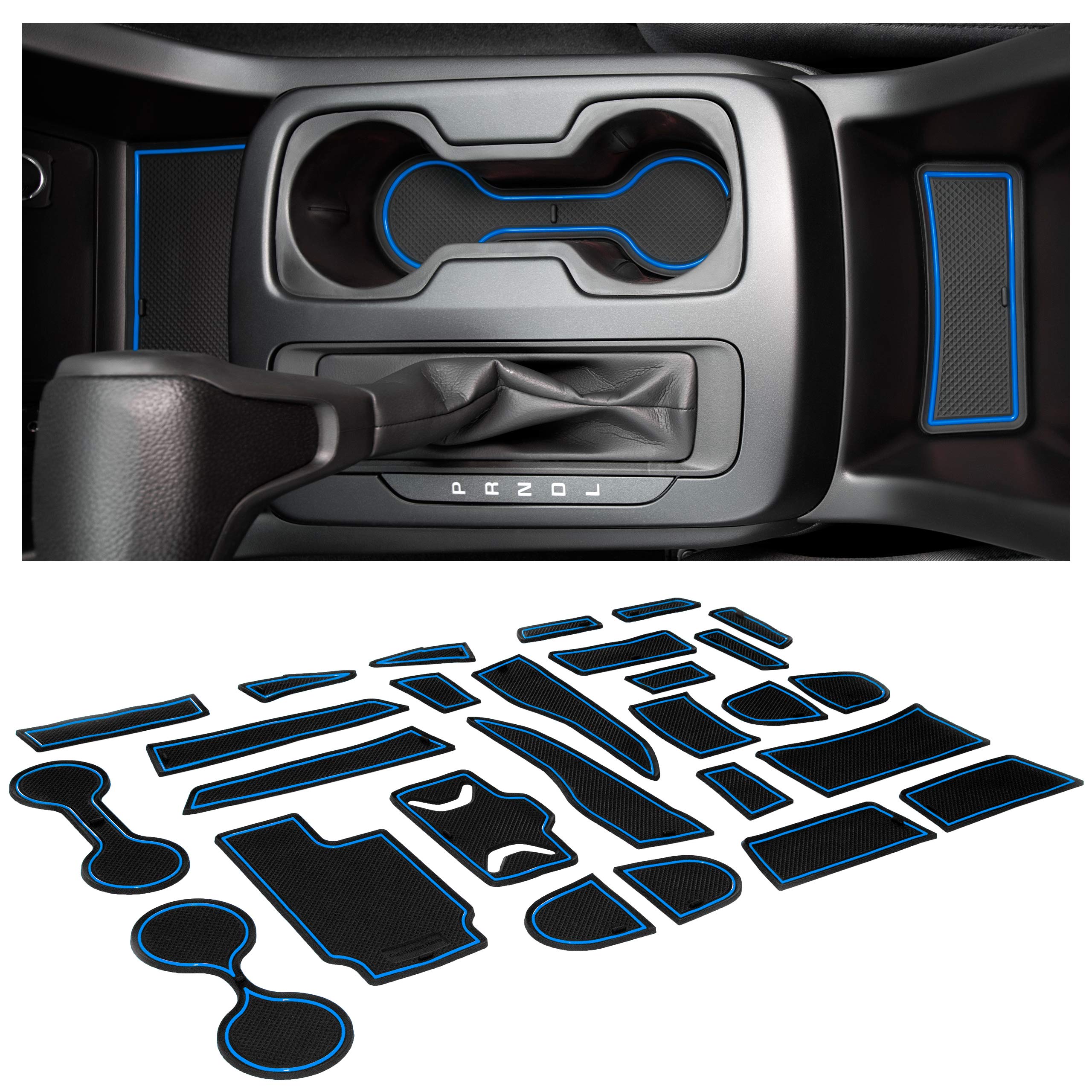 Cupholderhero Fits Chevy Colorado & Gmc Canyon Accessories 2015-2022 Premium Custom Interior Non-Slip Anti Dust Cup Holder Inser
