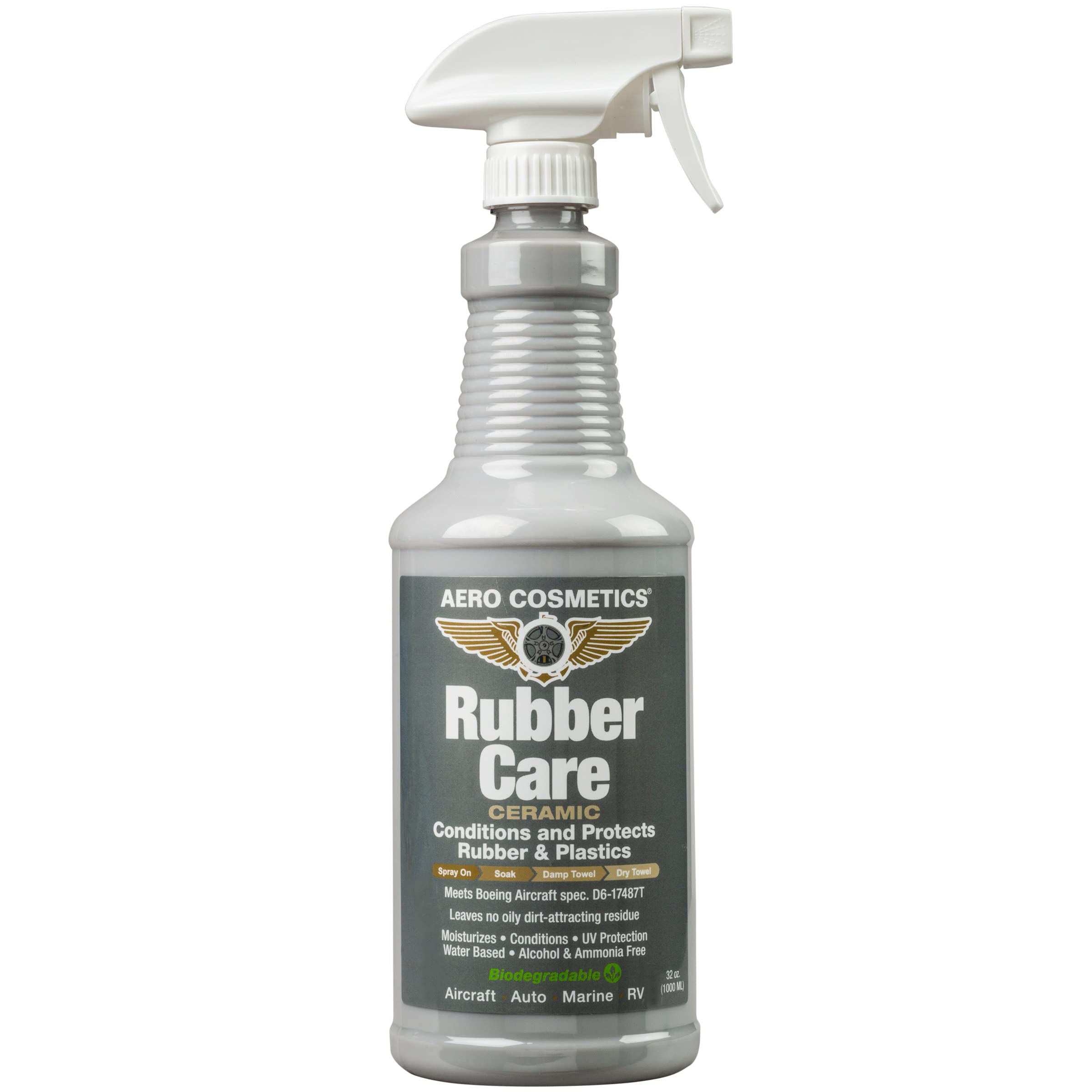 Tire Dressing, Tire Protectant, No Tire Shine, No Dirt Attracting Residue 32Oz Natural Satin/Matte Finish, Aircraft Grade Rubber Tire Care Conditioner, Better Than Automotive Products