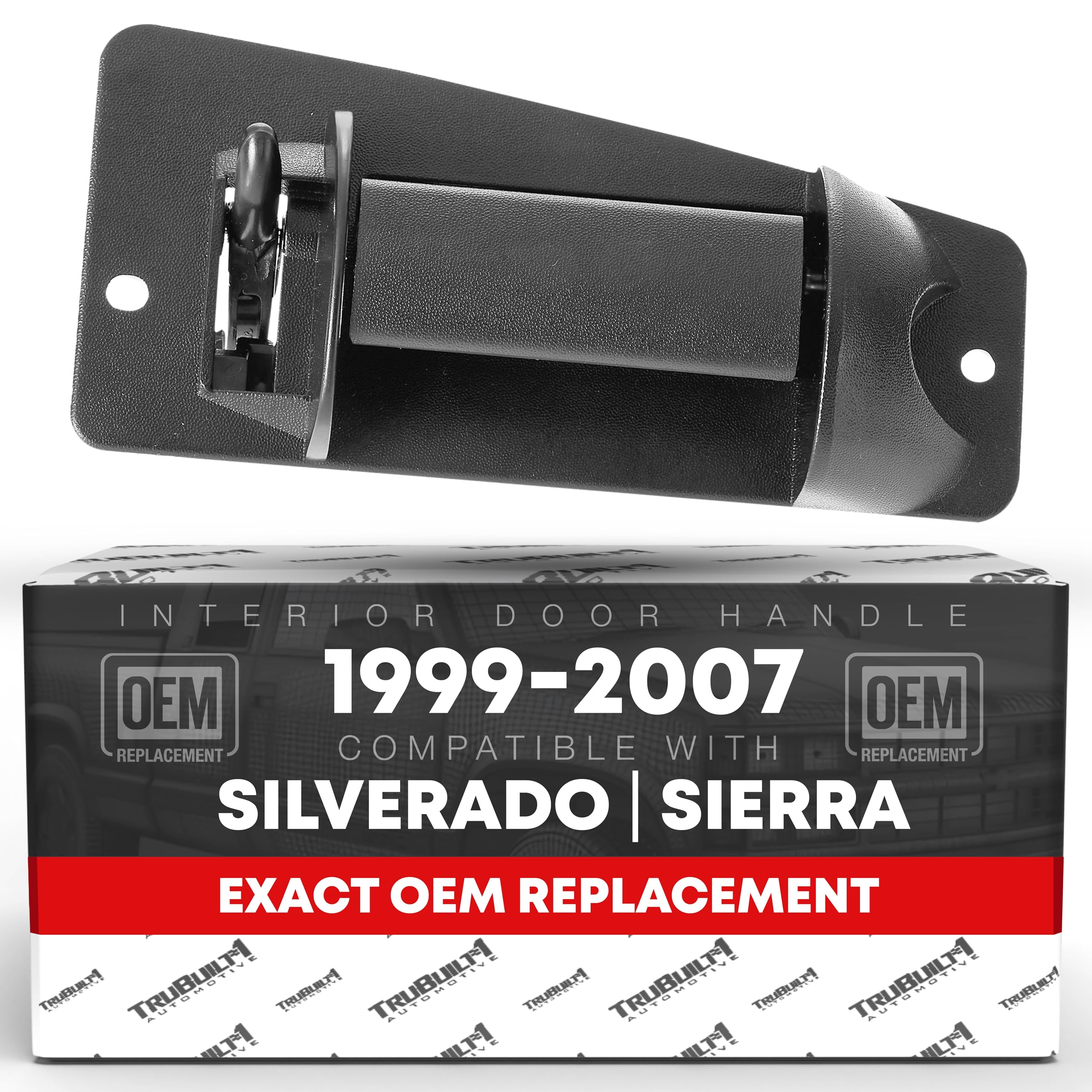 Extended Cab Door Handle | Rear Passenger Door Handle Compatible with 1999-2007 Chevrolet Silverado 1500 2500; 99-07 GMC Sierra 