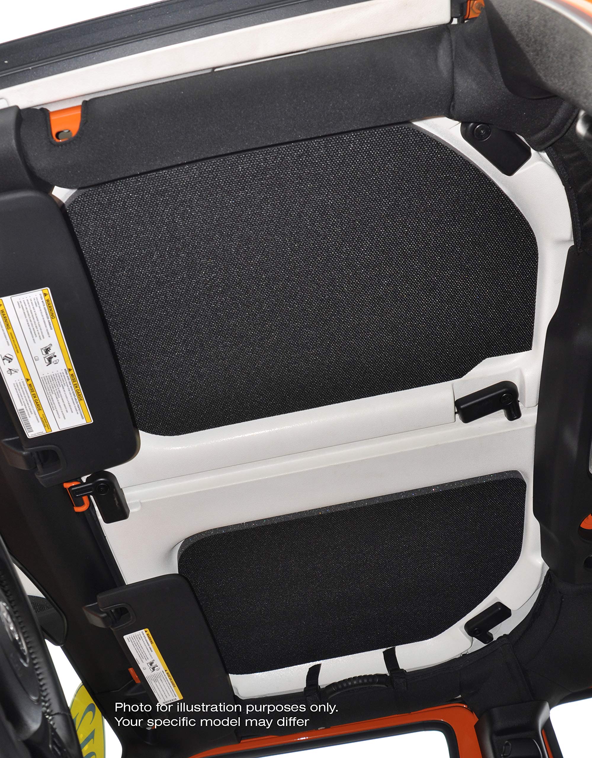 Design Engineering 050134 Boom Mat Grey Sound Deadening Headliner Compatible With 2-Door Jeep Wrangler (2007-2010)