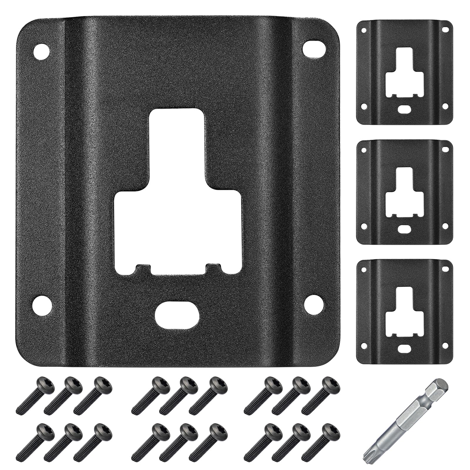 Speedwow Truck Bed Cargo Binding Bracket Plate Compatible With F-150 2015-2023; Compatible With F-250 Super Duty 2015-2023; Comp