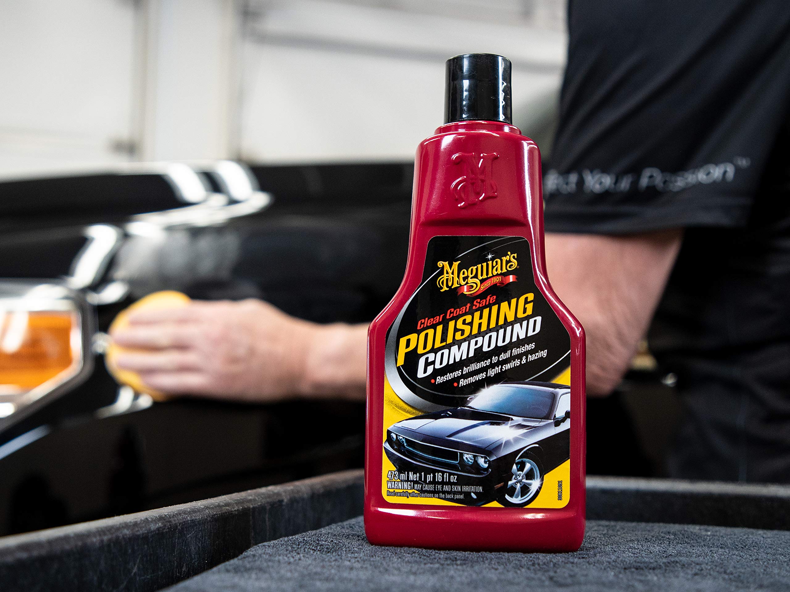 Meguiar'S G18116 Clear Coat Safe Polishing Compound - 16 Oz Bottle