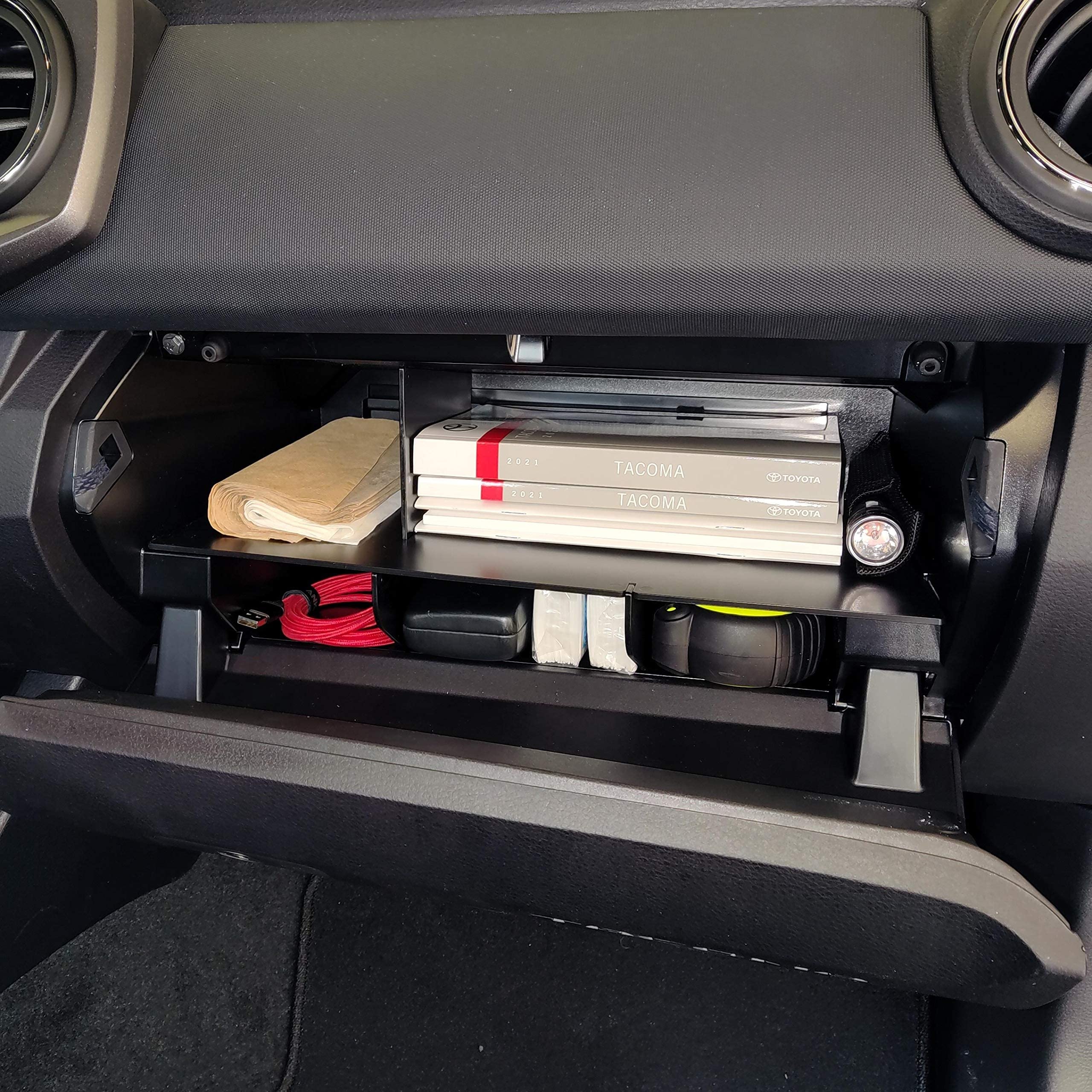Vehicle Ocd - Glove Box Organizer For Toyota Tacoma (2016-2023) - Made In Usa - Slx144