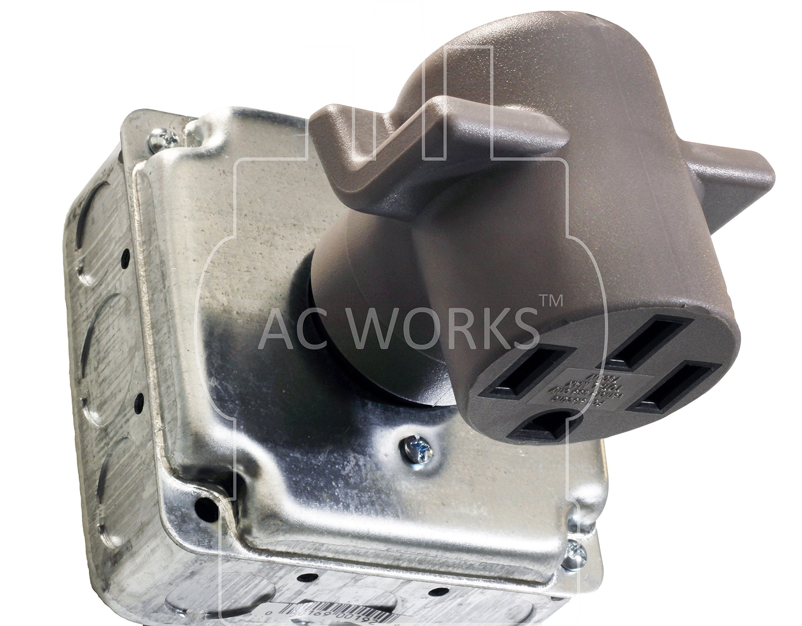 Ac Works Ev Charging Adapter For Tesla Use (6-50 50A 250V Welder To Tesla)