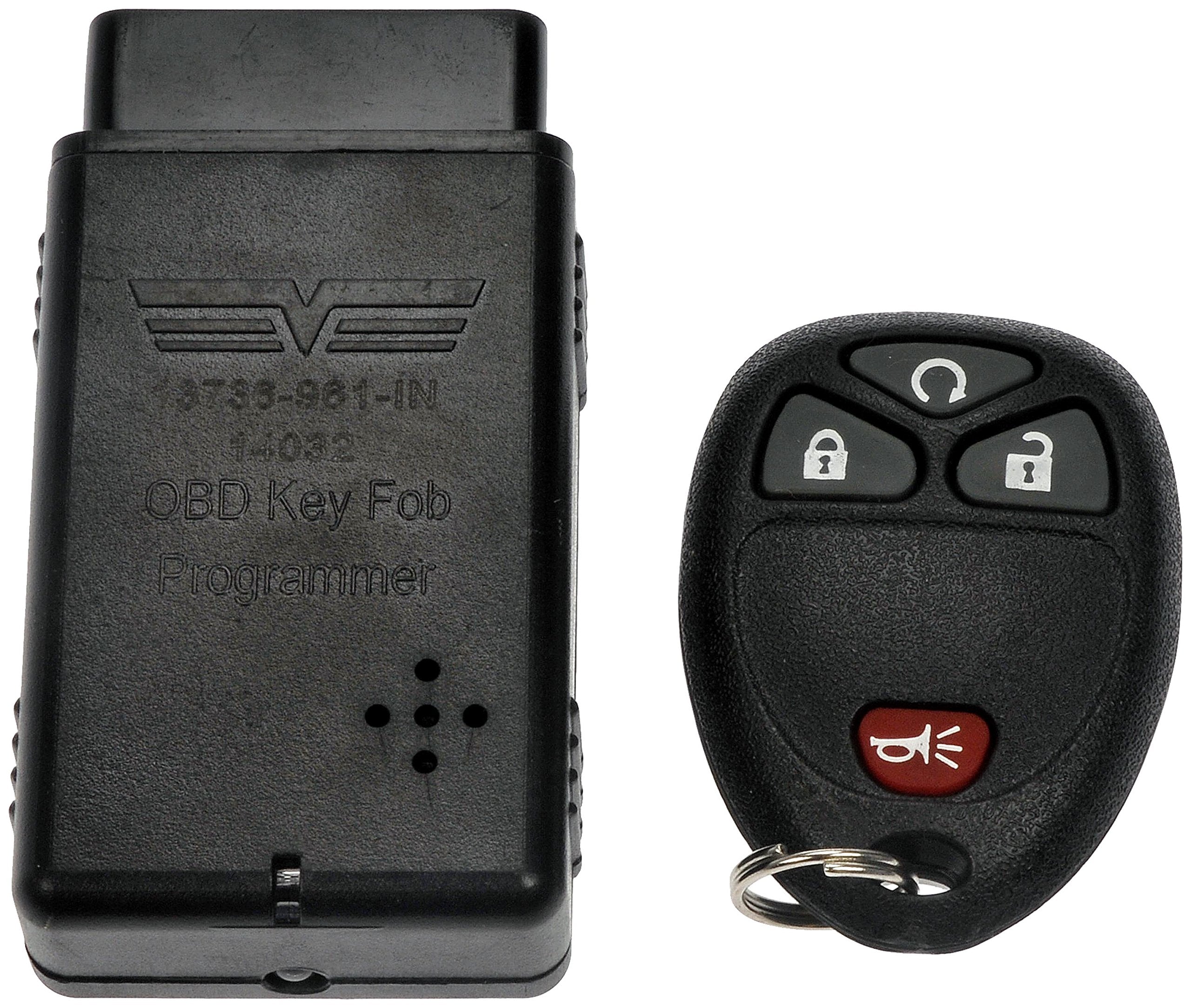 Dorman Keyless Entry Remote 4 Button Compatible with Select Models, Black, Model 13736, Durable Plastic Design