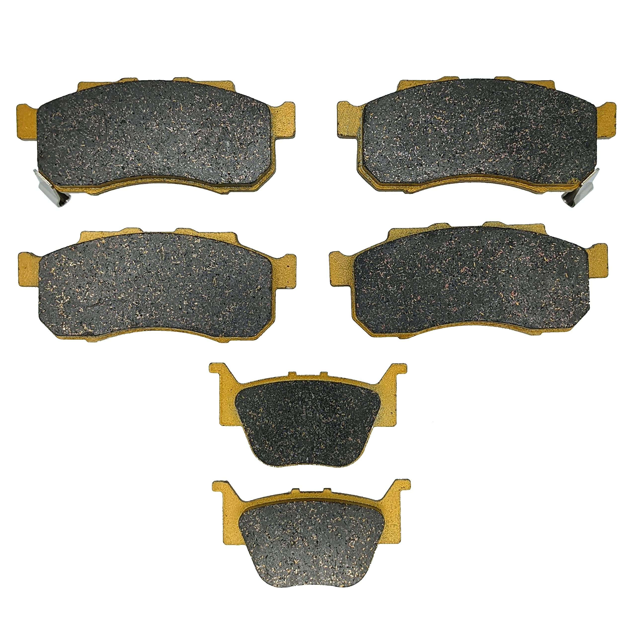 Traild Ceramic Brake Pads Set for Honda Pioneer 700/500/520 (2014-2025) - Front & Rear, Full Vehicle Compatibility