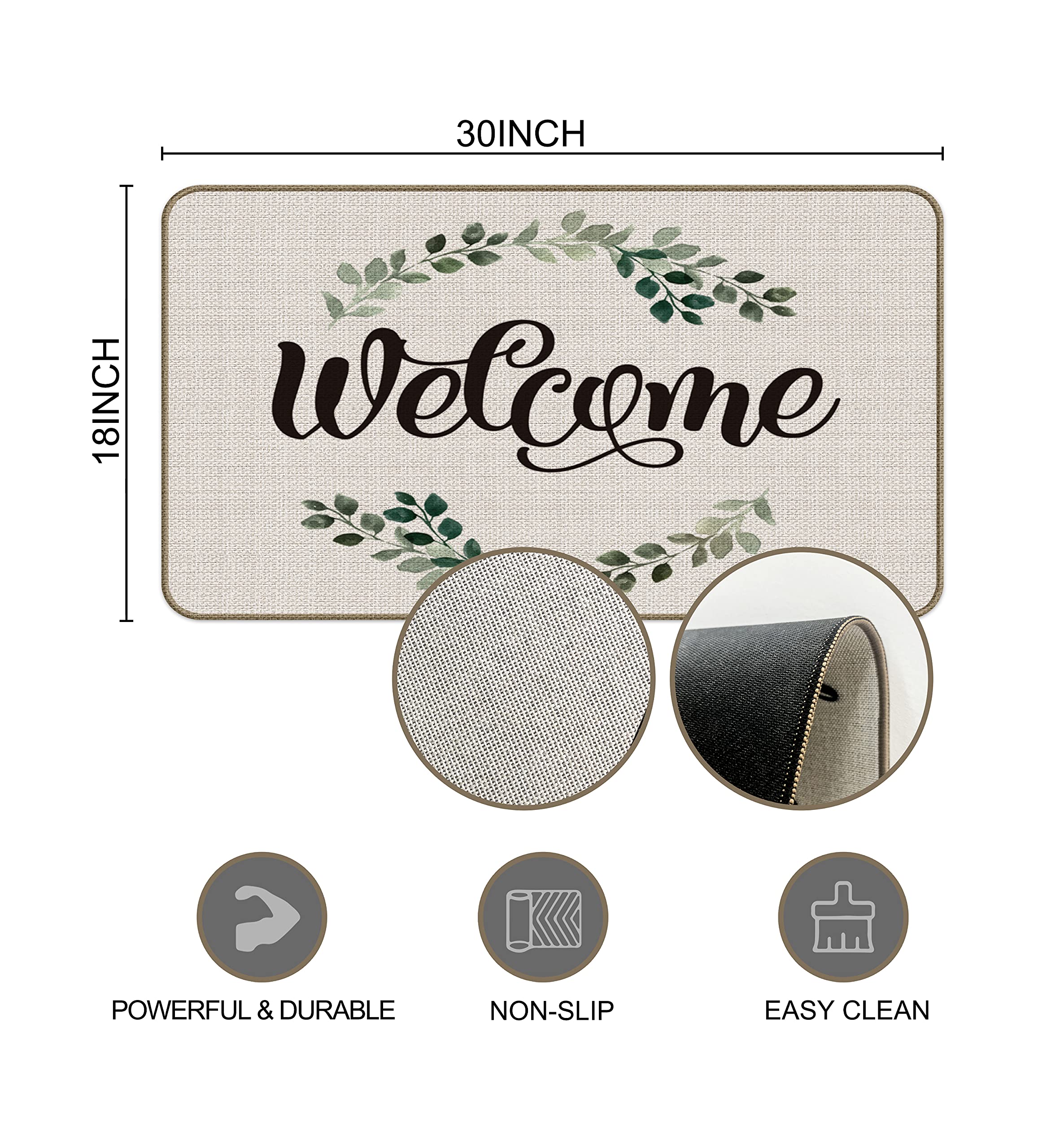 M-Qizi Camper Welcome Mat - 30 X 17 Inch Rv Rug, Perfect For Camping And Decorating Inside Your Rv