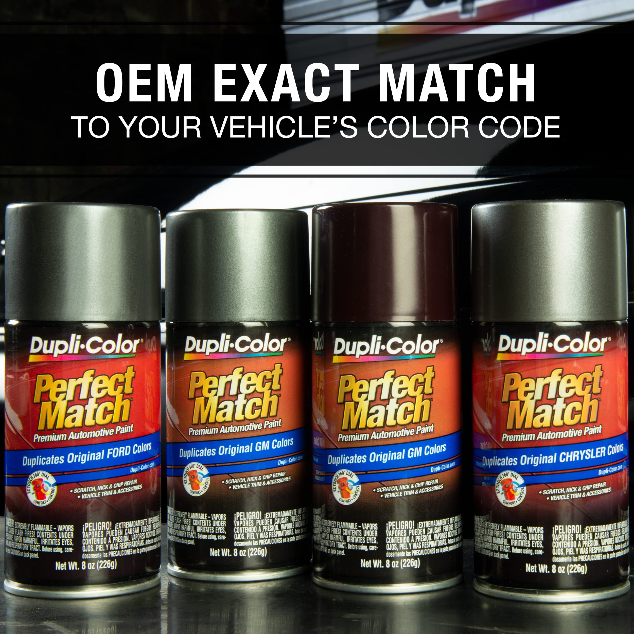Dupli-Color Ebgm04337 Perfect Match Automotive Spray Paint “ General Motors Bright White, 16 Wa9753 “ 8 Oz. Aerosol Can