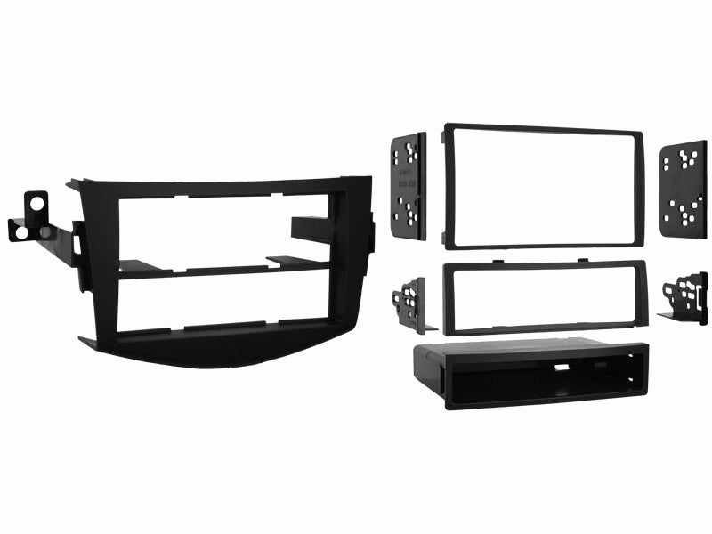 Metra 99-8217 Double Din Or Single Din Installation Kit For 2006-2009 Toyota Rav4,Black