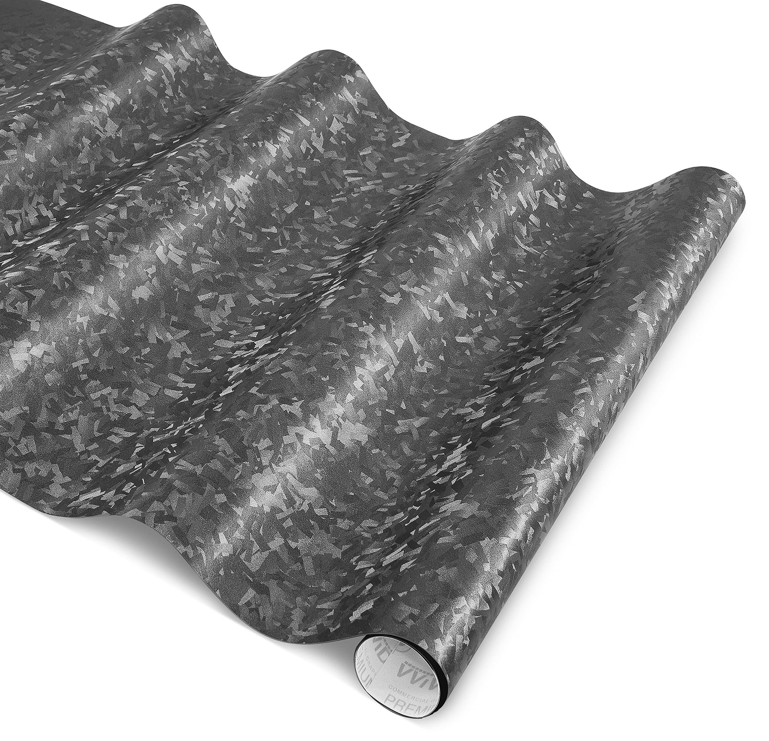 VViViD Forged Composite Carbon Vinyl Wrap Roll, 3ft x 5ft, Ghost Metal, Durable Vinyl