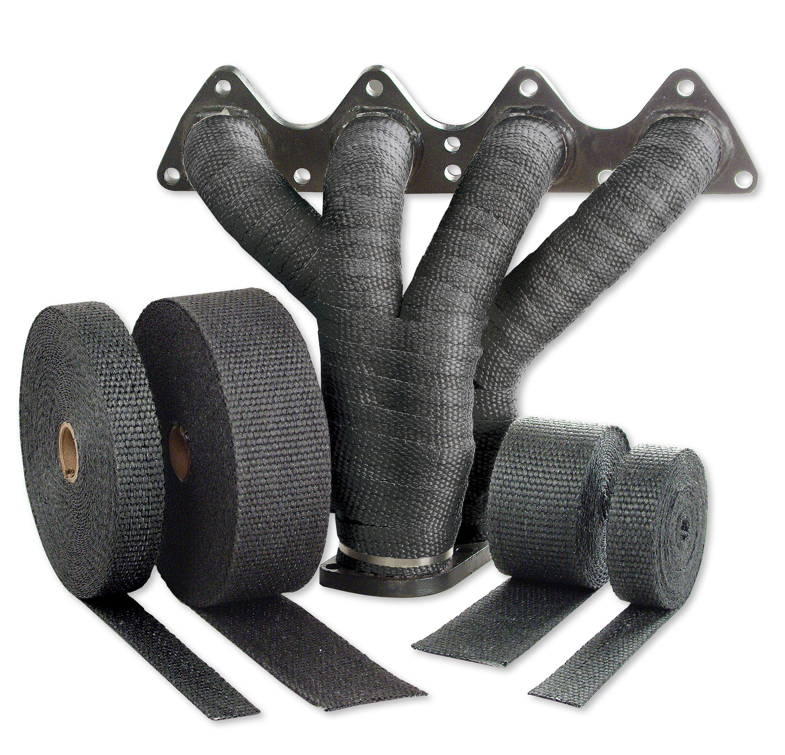 Design Engineering 010121 Black 2'' X 15' Exhaust Heat Wrap