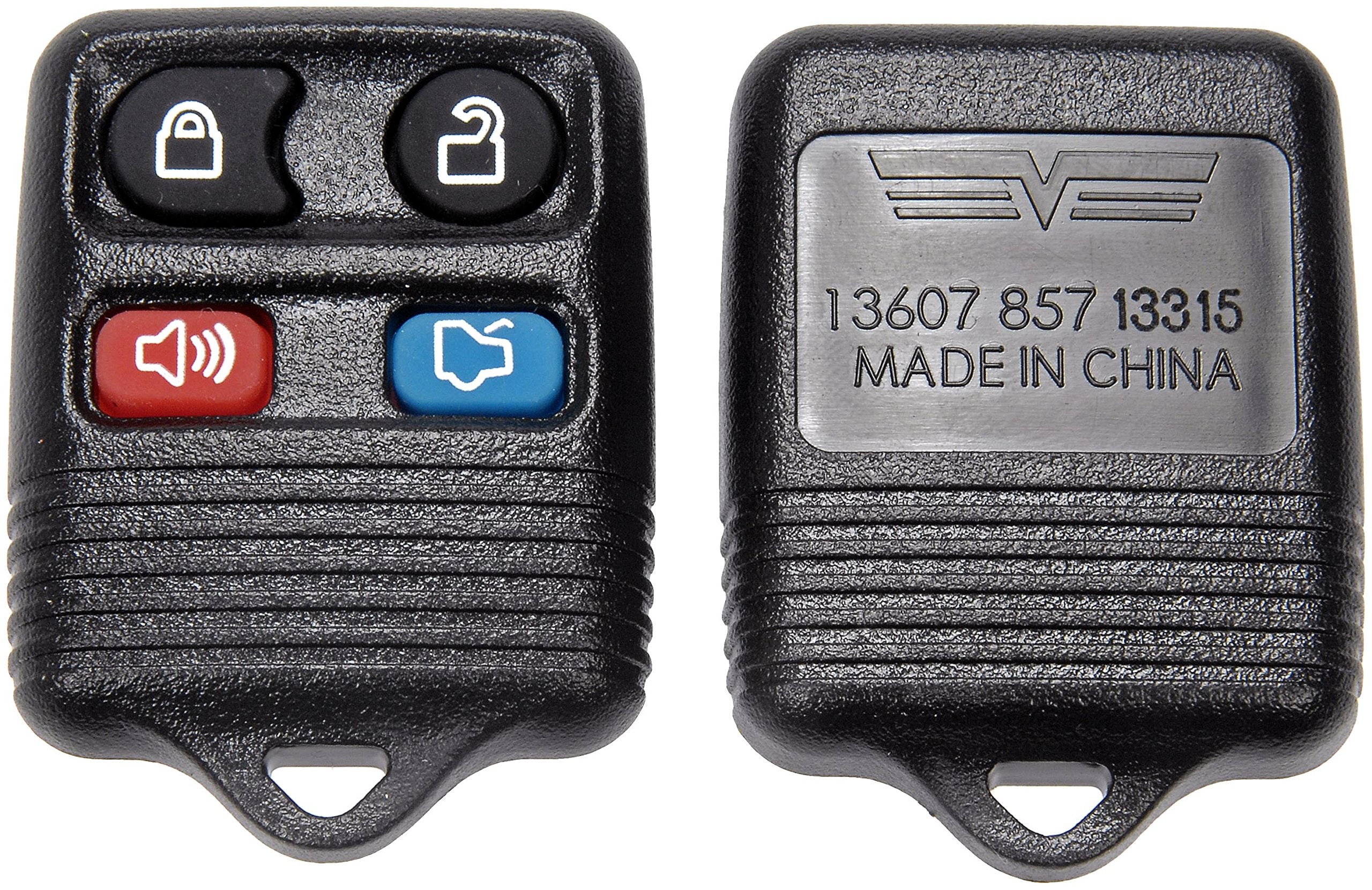 Dorman 13607 Keyless Entry Transmitter Cover Compatible With Select Ford / Lincoln / Mercury Models, Black