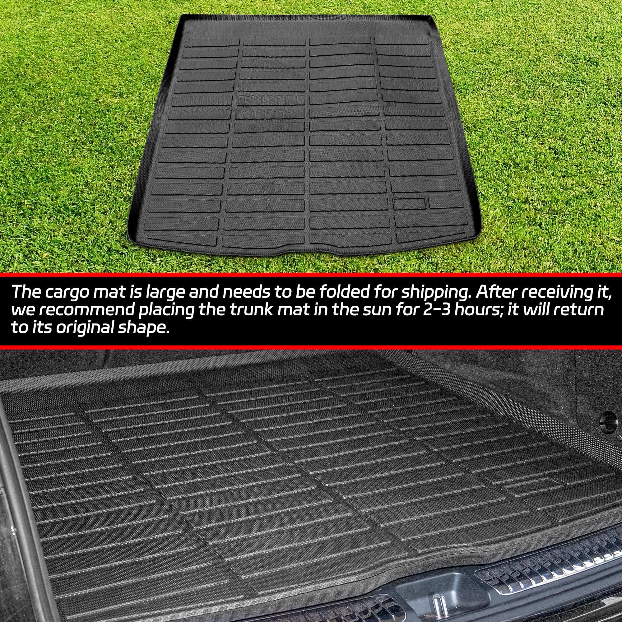 AutoBull Cargo Liner for 2016-2022 Mercedes Benz GLC, All-Weather Black Trunk Mat, Thermoplastic Elastomer, Model ABFM-1005