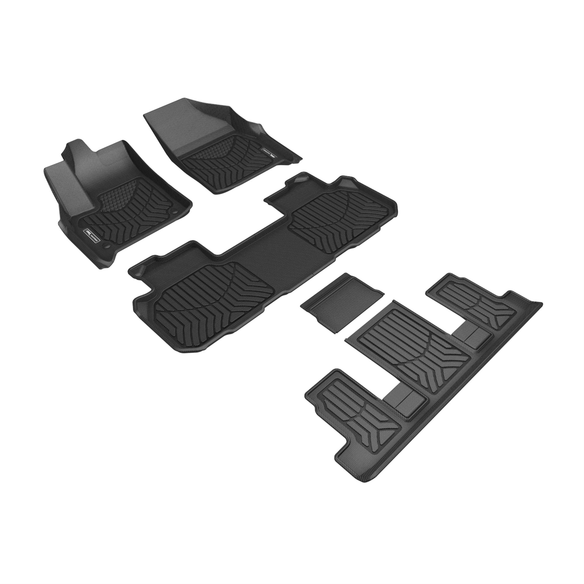3D Maxpider Chevrolet Traverse 7-Seat 2018-2022 Maxtrac Black R1 R2 R3