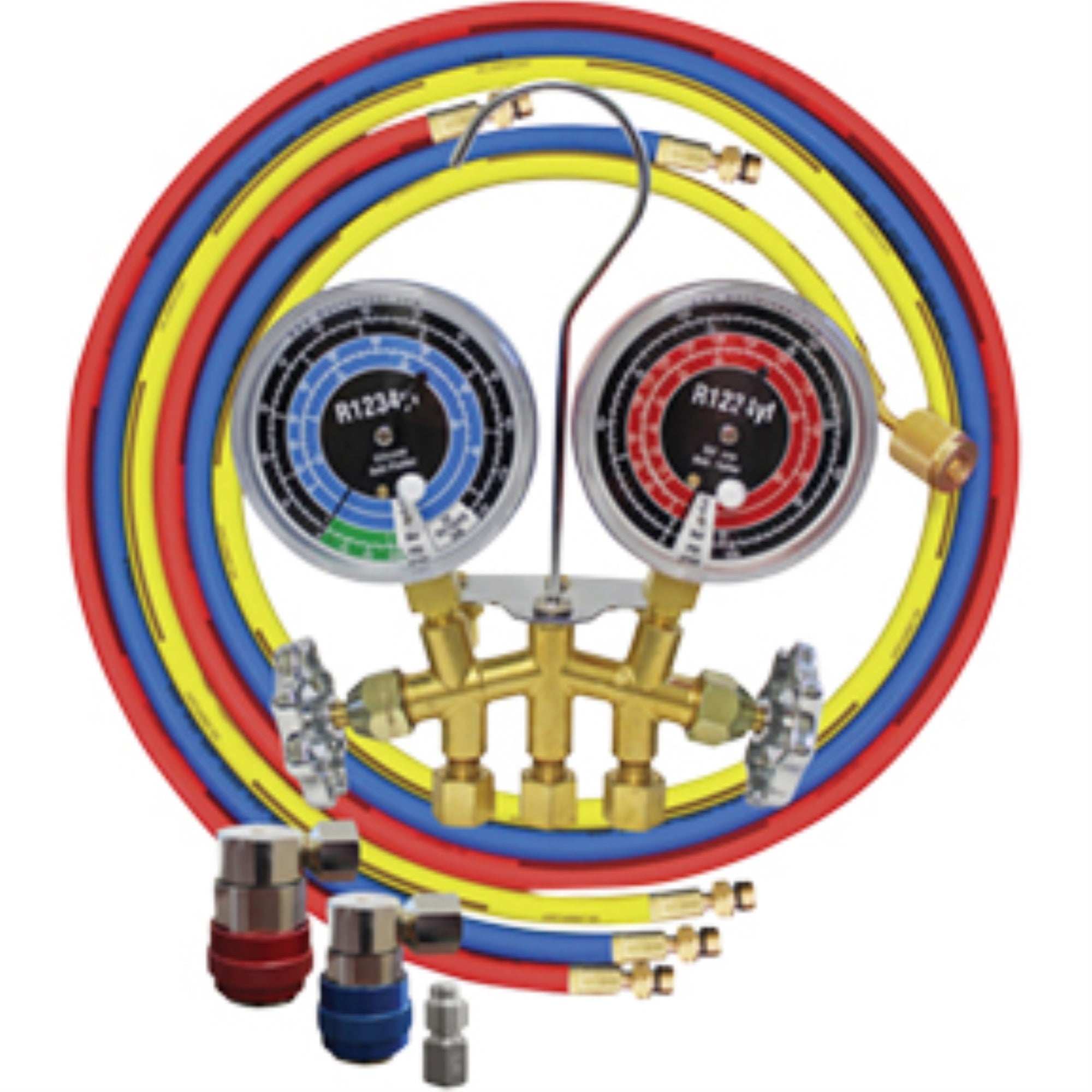 MANIFOLD GAUGE SET R1234YF BRASS