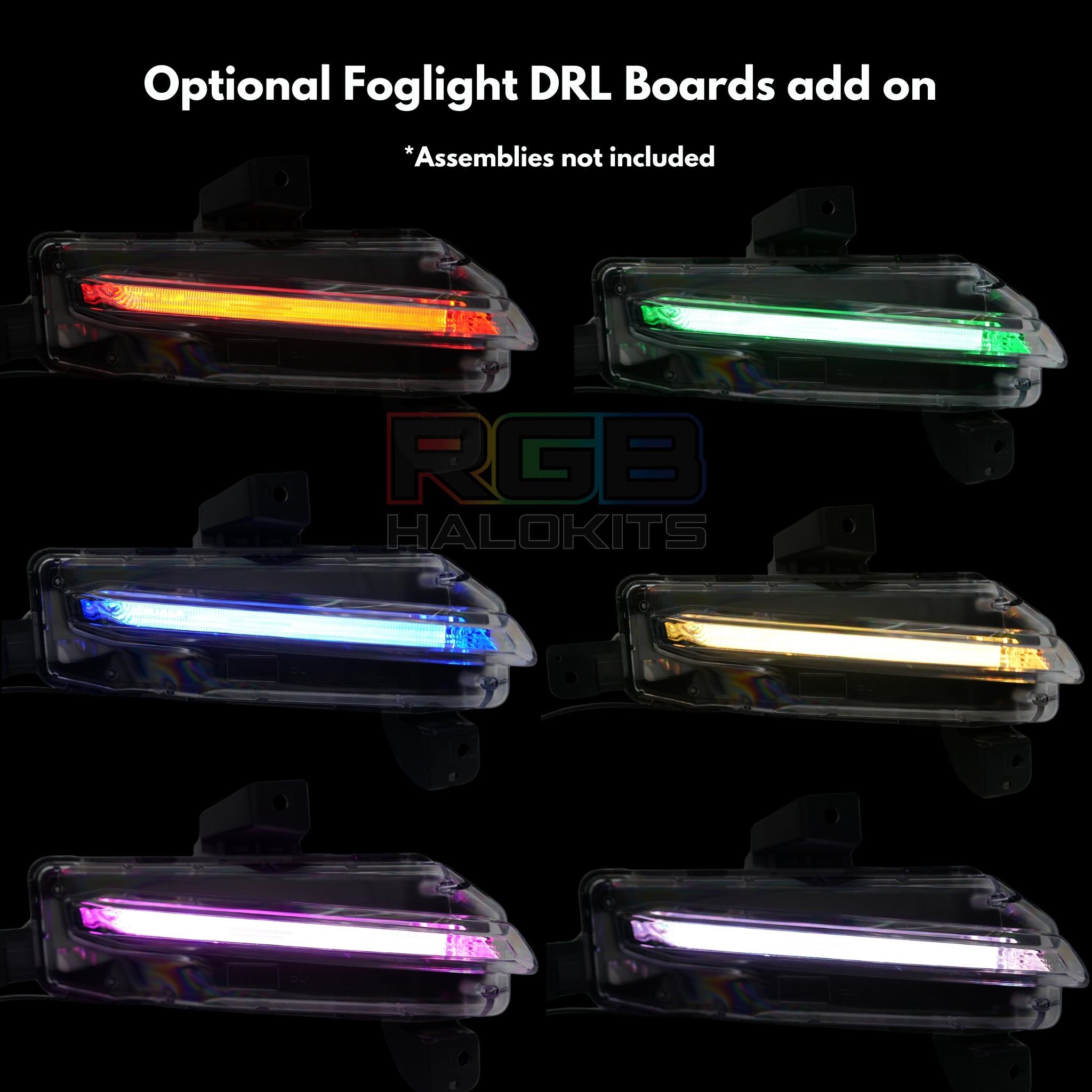 Chevrolet Camaro Flow Series Multicolor DRL Boards (2016–2018)