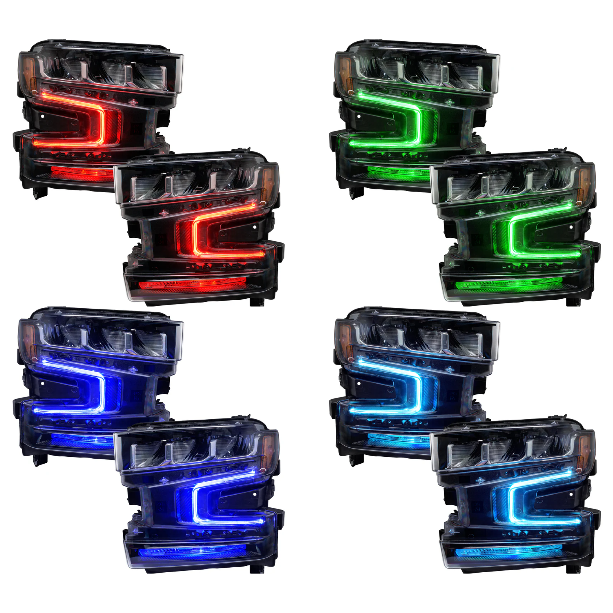 Chevrolet Silverado 1500 RGBW DRL Boards (2019–2022)