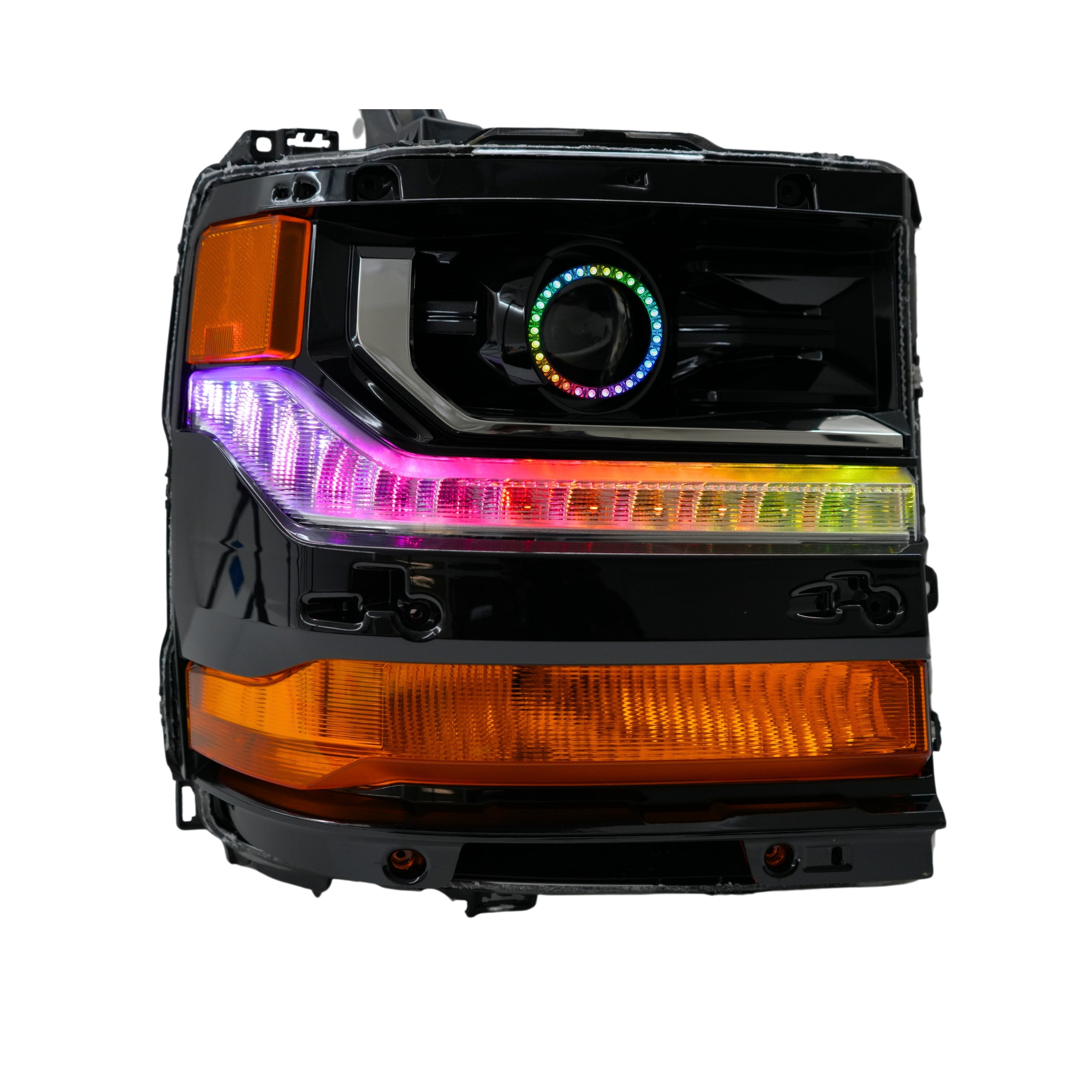Chevrolet Silverado Multicolor Flow Series DRL Boards (2016–2018)