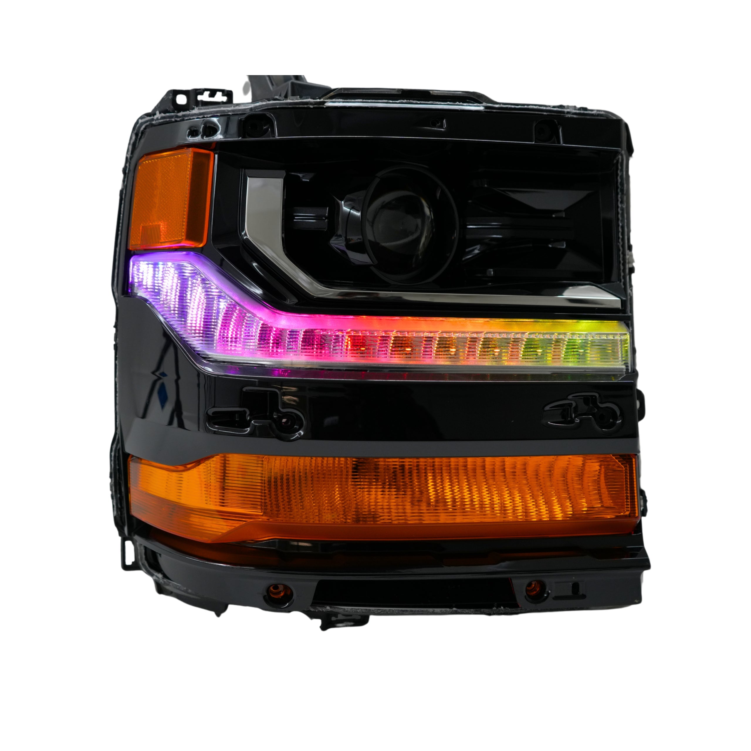 Chevrolet Silverado Multicolor Flow Series DRL Boards (2016–2018)