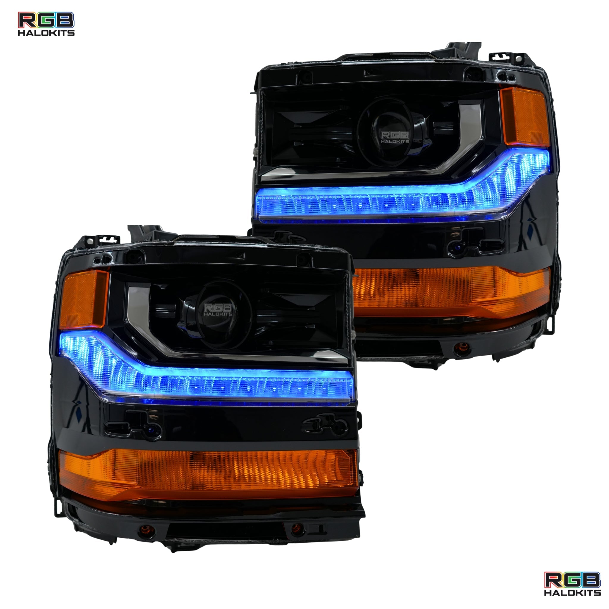 Chevrolet Silverado Multicolor Flow Series DRL Boards (2016–2018)