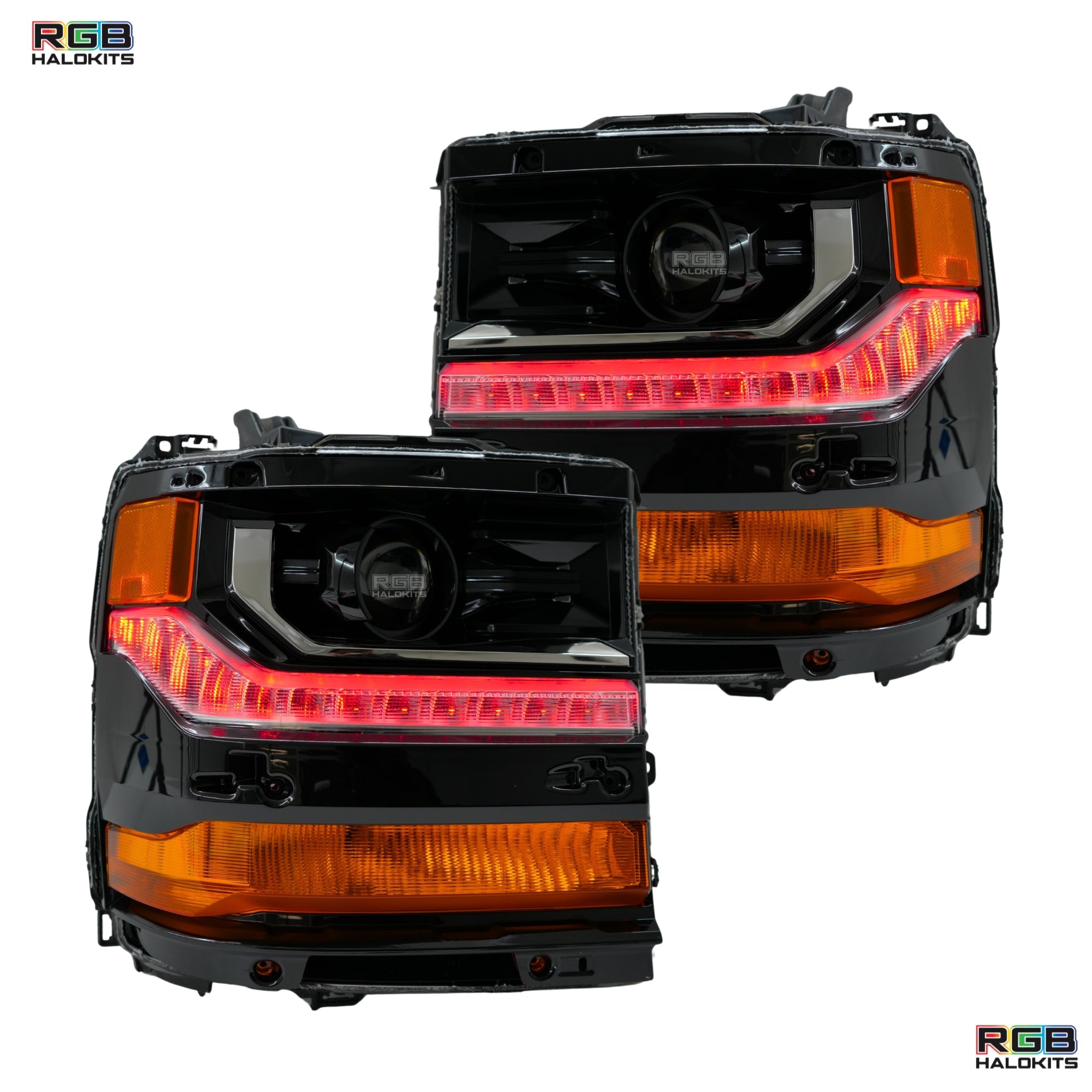 Chevrolet Silverado Multicolor Flow Series DRL Boards (2016–2018)
