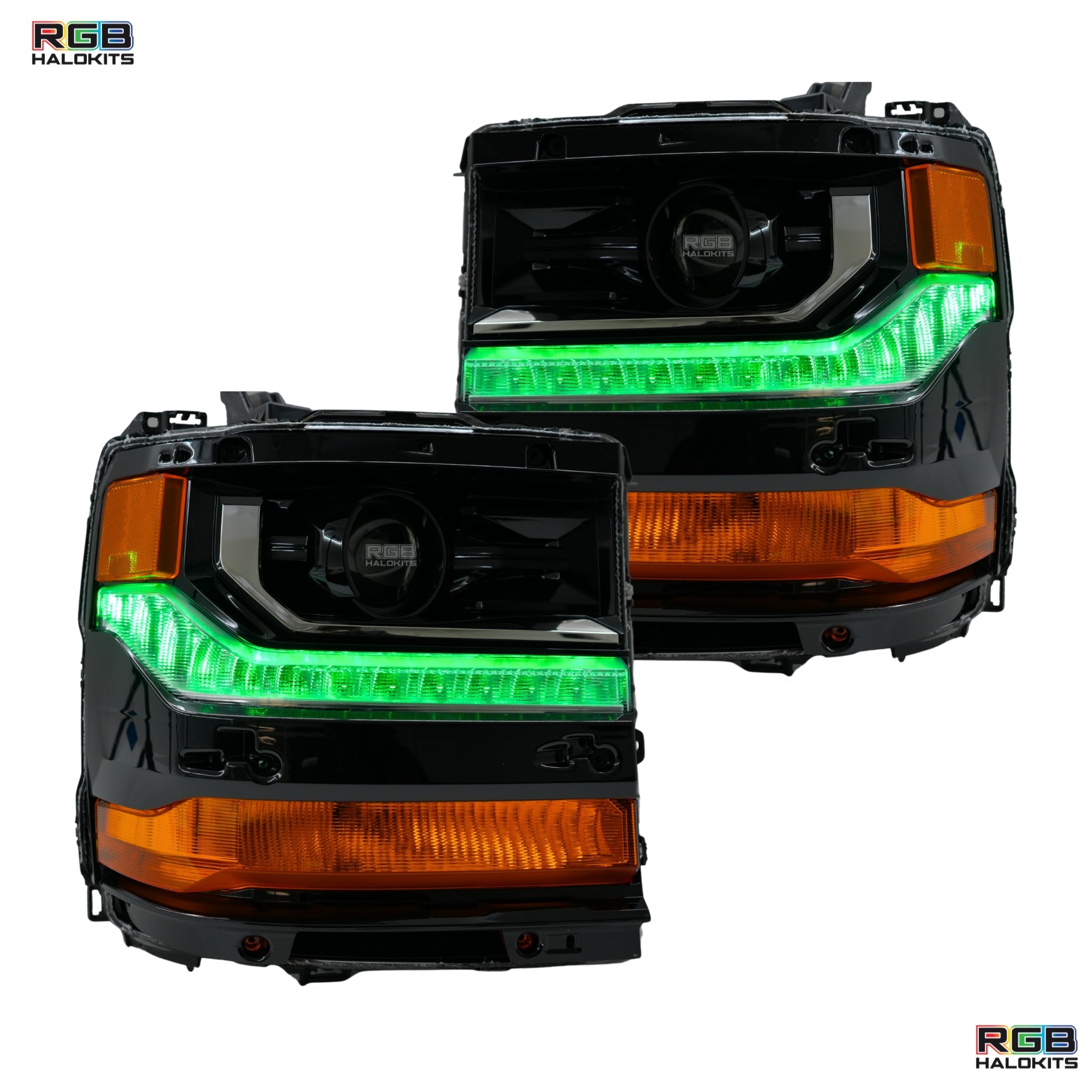 Chevrolet Silverado Multicolor Flow Series DRL Boards (2016–2018)