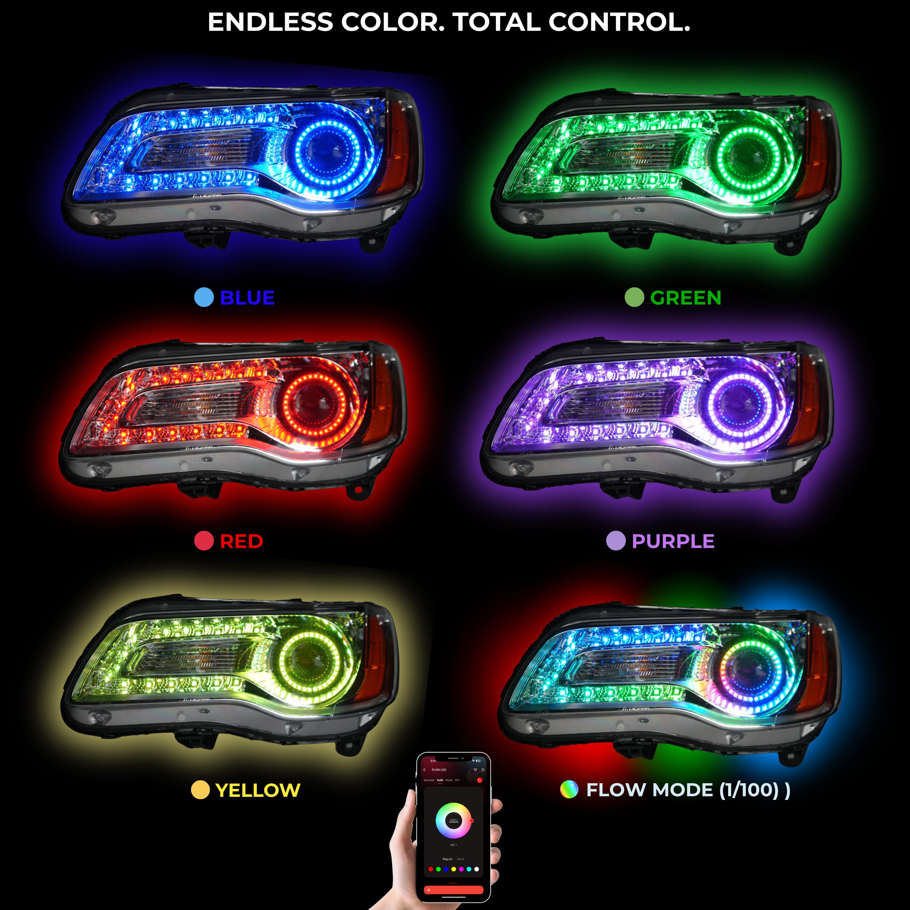 Chrysler 300 Multicolor Flow Series DRL Boards (2011–2023)