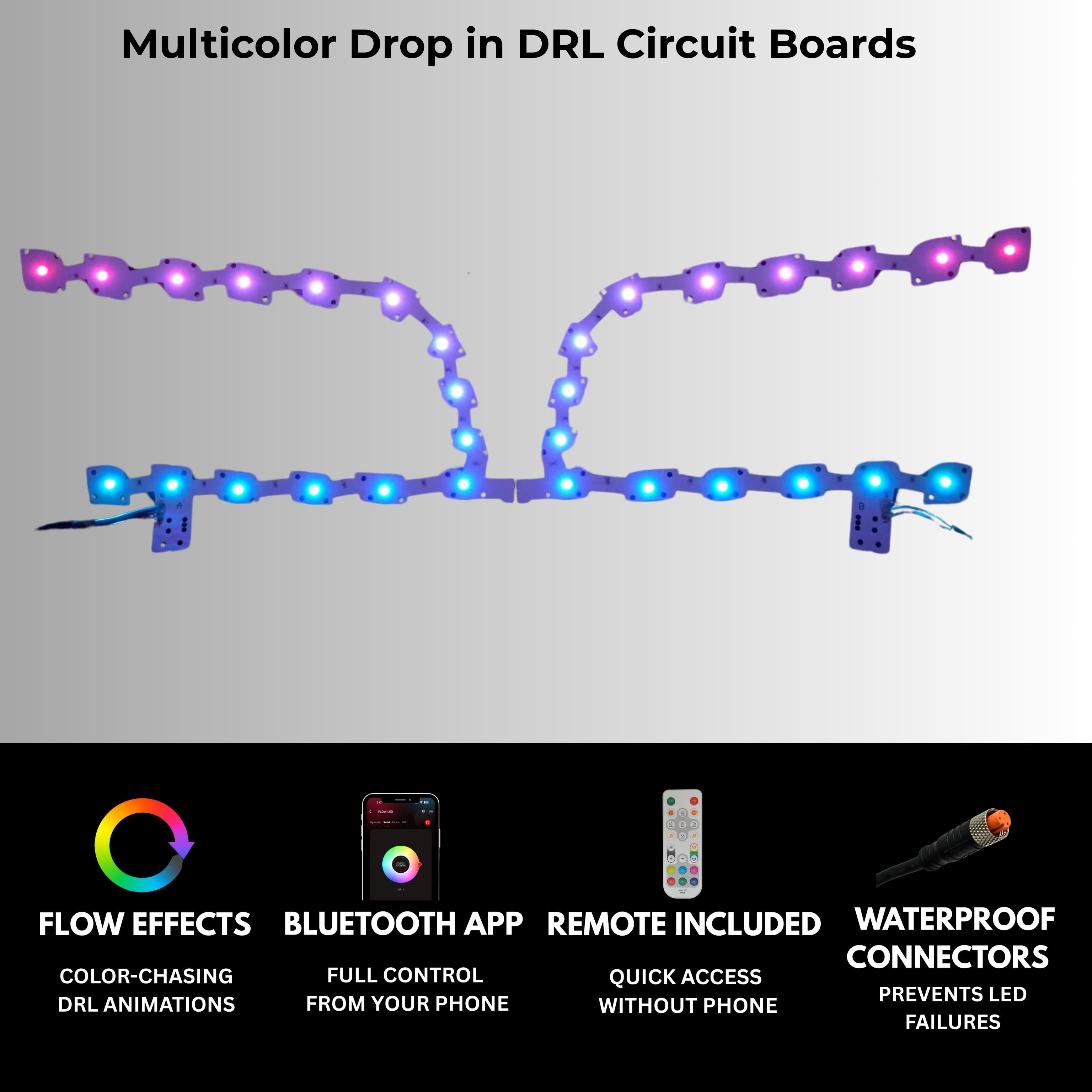 Chrysler 300 Multicolor Flow Series DRL Boards (2011–2023)