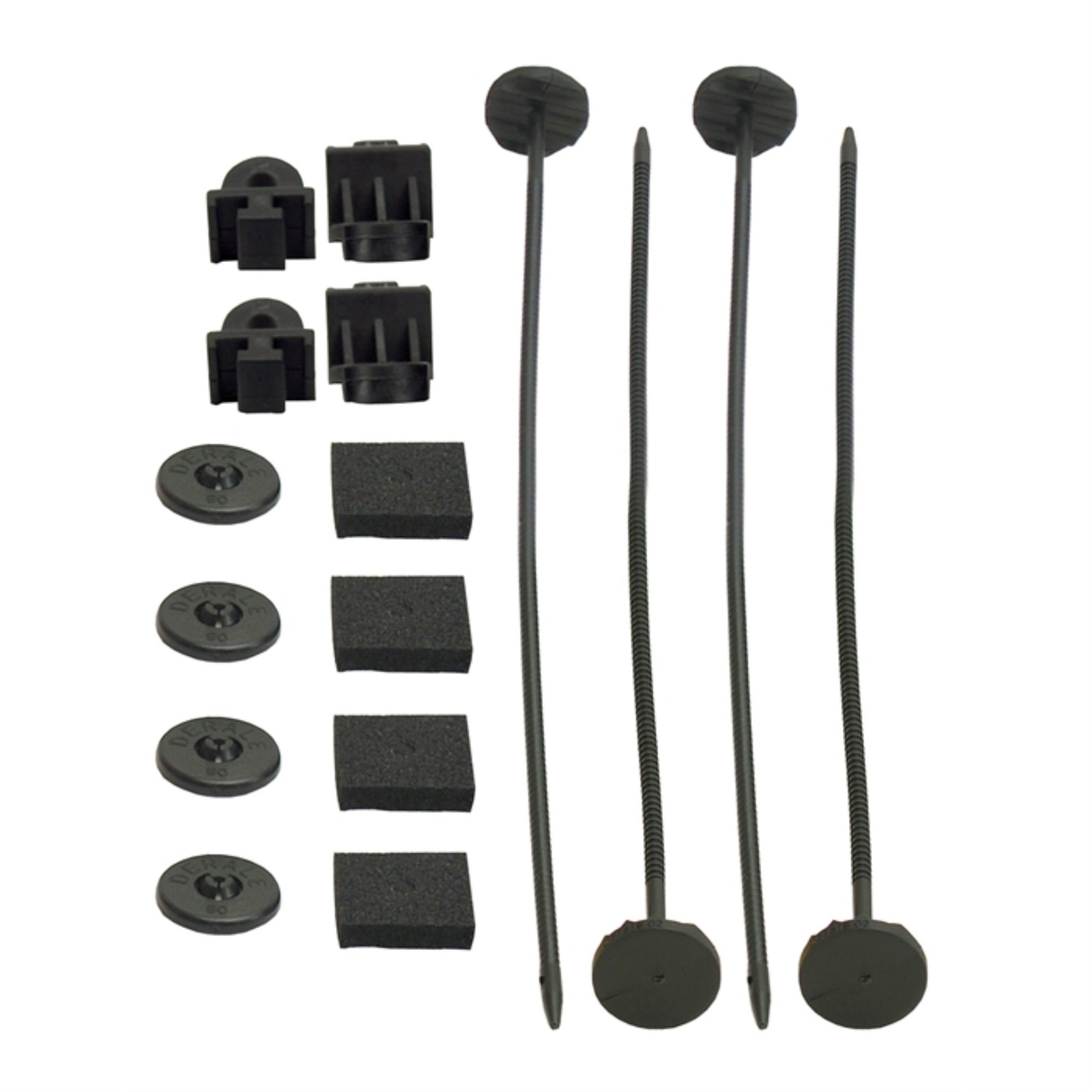 Autostyle Derale 16744 Plastic Rod Mounting Kit, Black