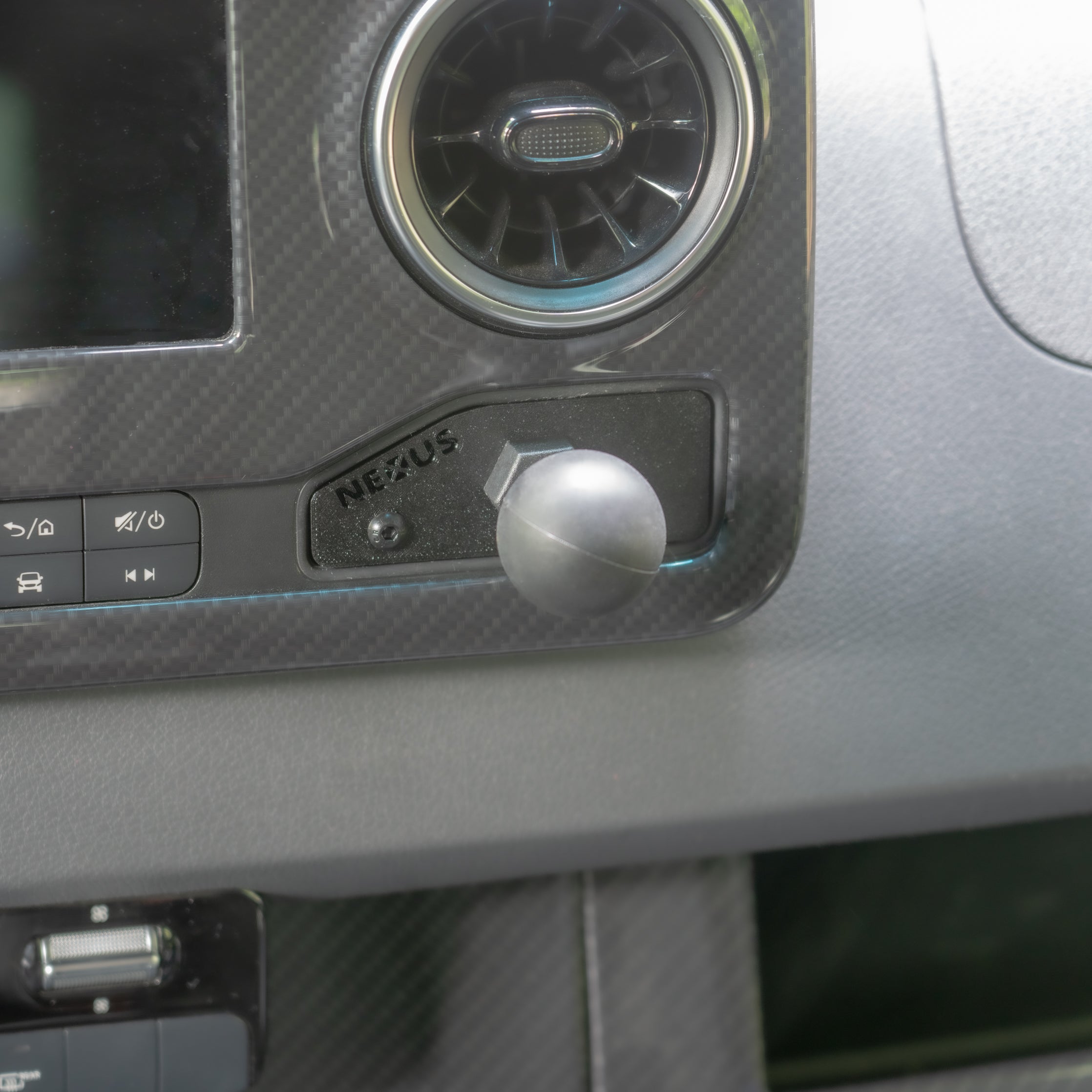 NEXUS 1.5 Inch Ball Cubby Adapter for VS30 Mercedes-Benz Sprinter Vans