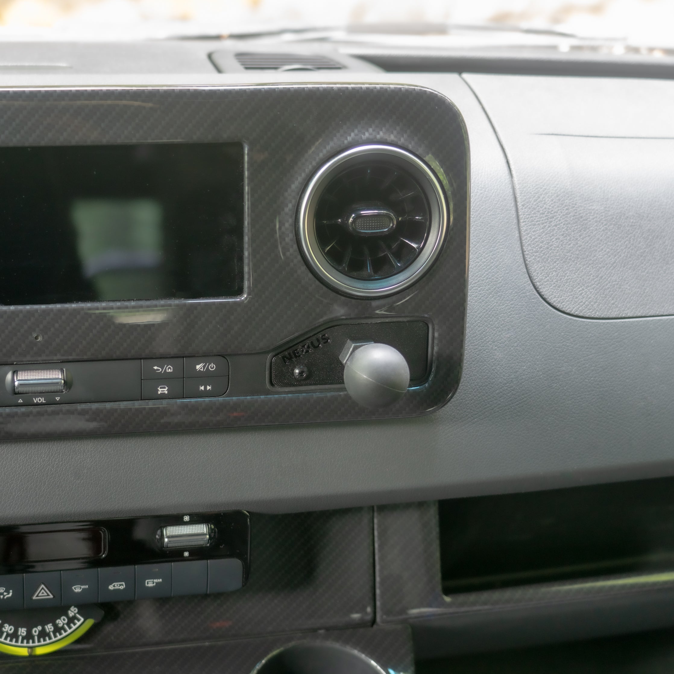 NEXUS 1.5 Inch Ball Cubby Adapter for VS30 Mercedes-Benz Sprinter Vans